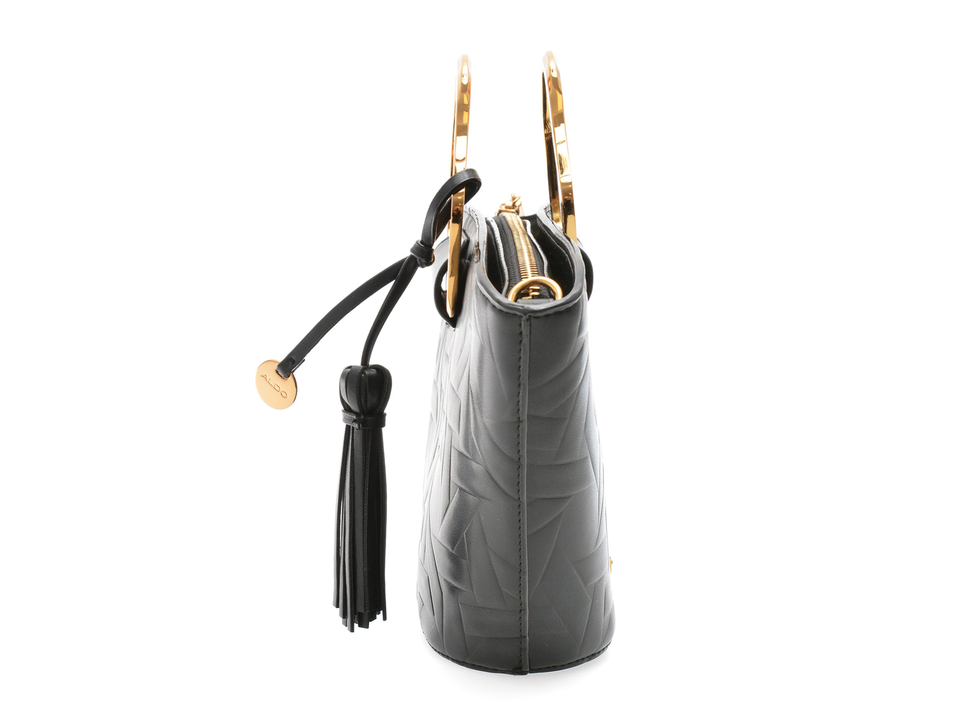 Geanta ALDO neagra, MALEDE 006, din piele ecologica