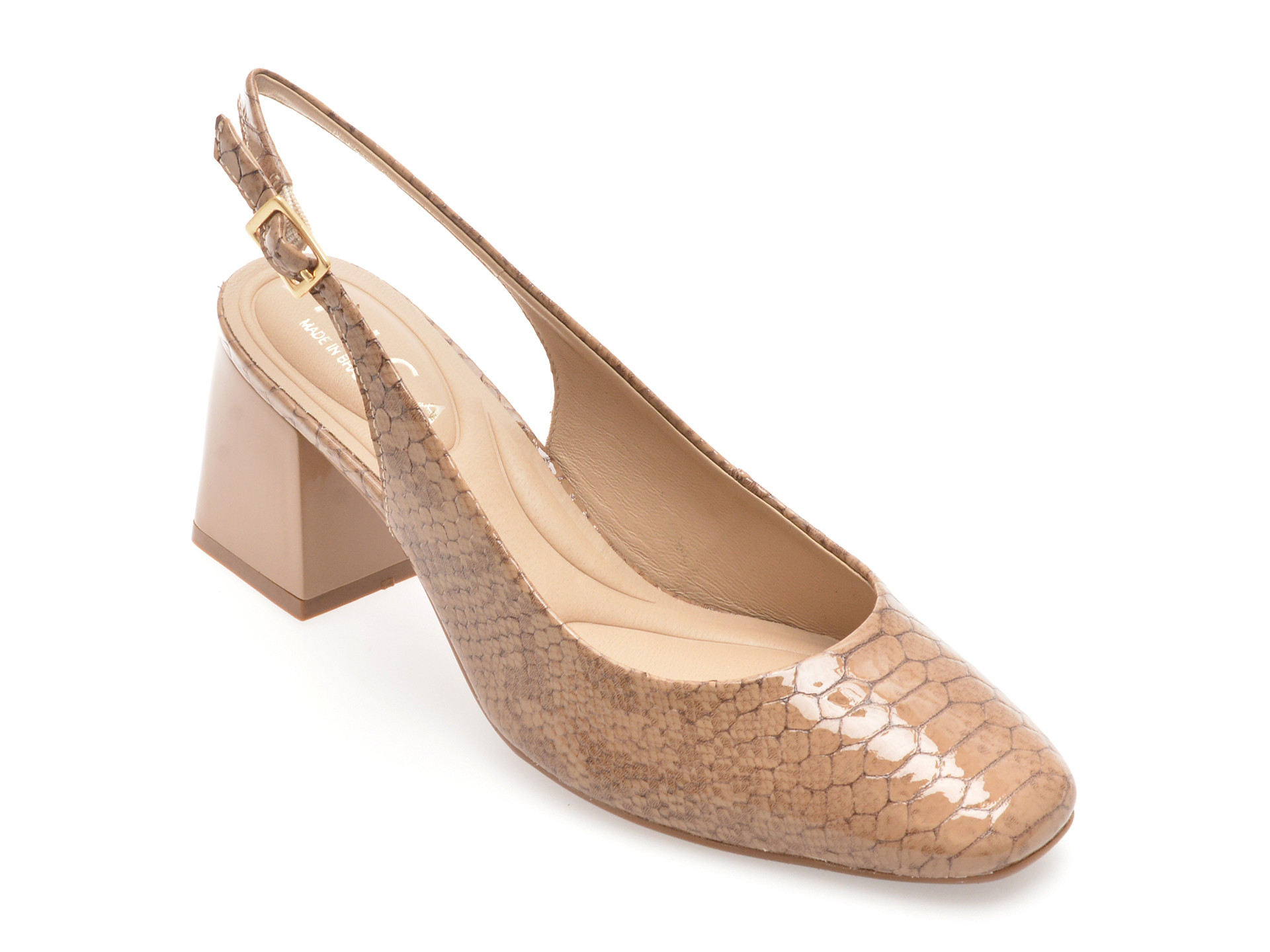 Pantofi EPICA gri, 1358644, din piele naturala lacuita