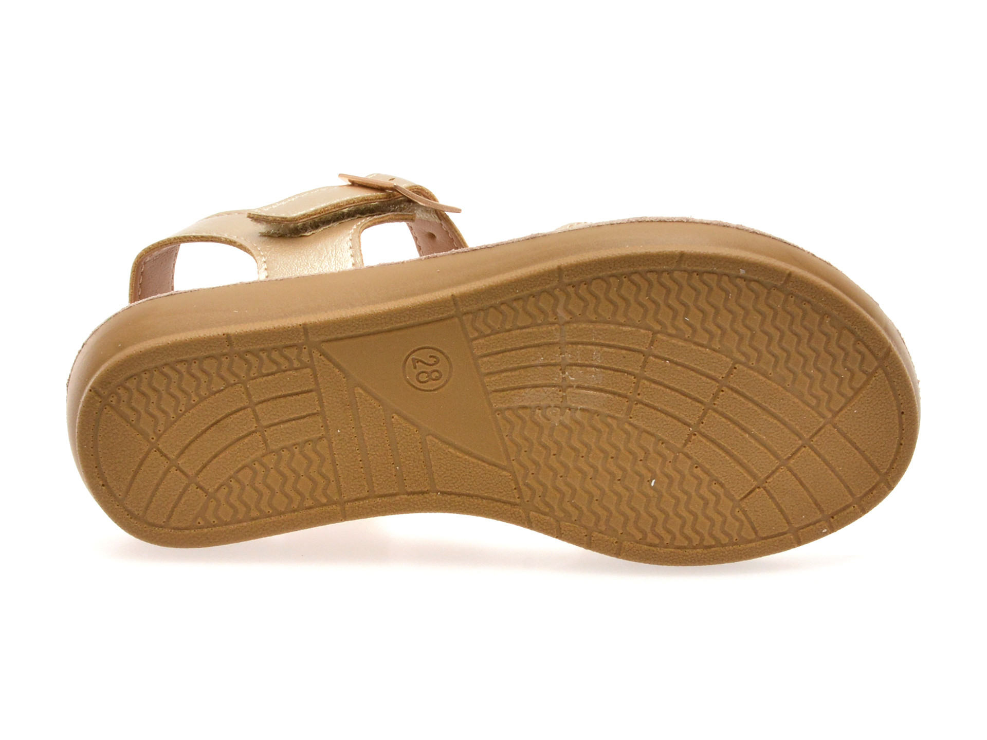 Sandale SELECTION KIDS aurii, 82949, din piele ecologica