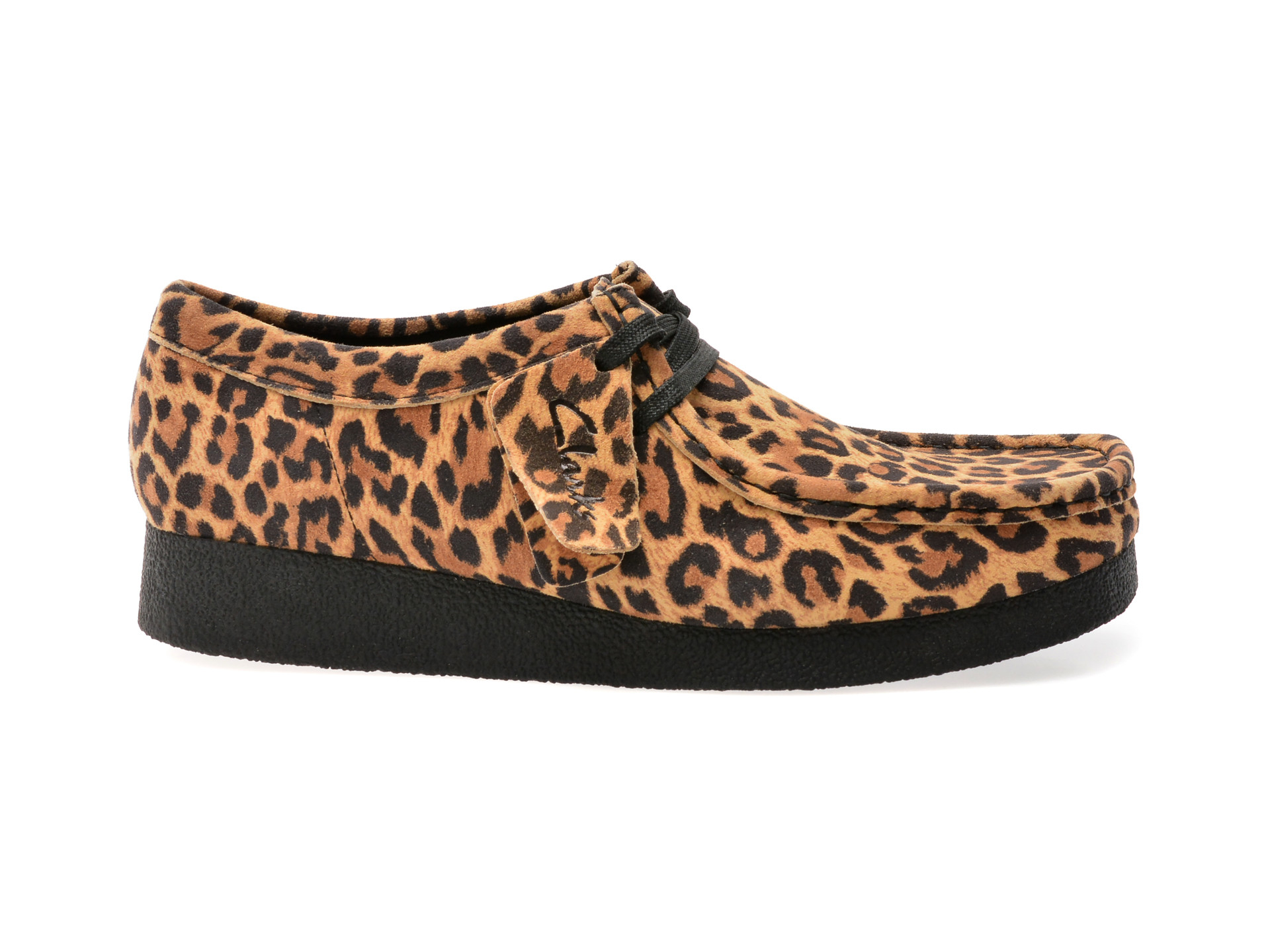 Mocasini CLARKS maro, WALLABEE EVO SH, din piele intoarsa