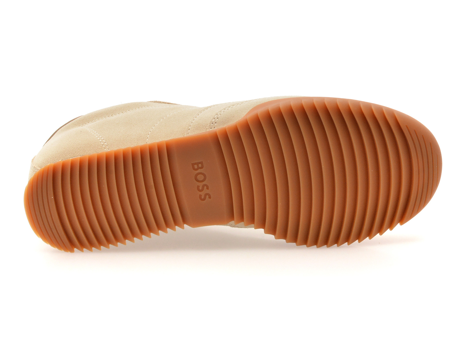 Pantofi sport BOSS bej, 8707, din piele intoarsa