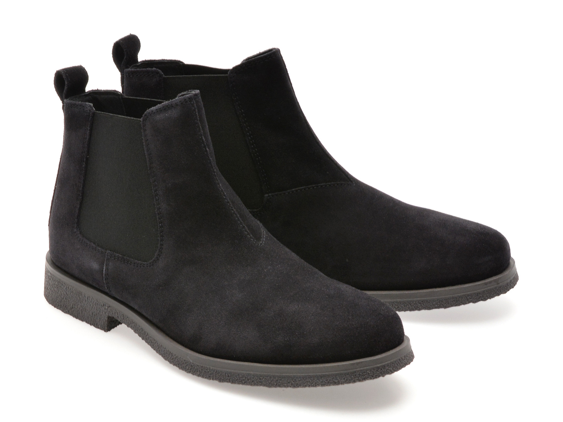 Ghete GEOX bleumarin, U2658A, din piele intoarsa