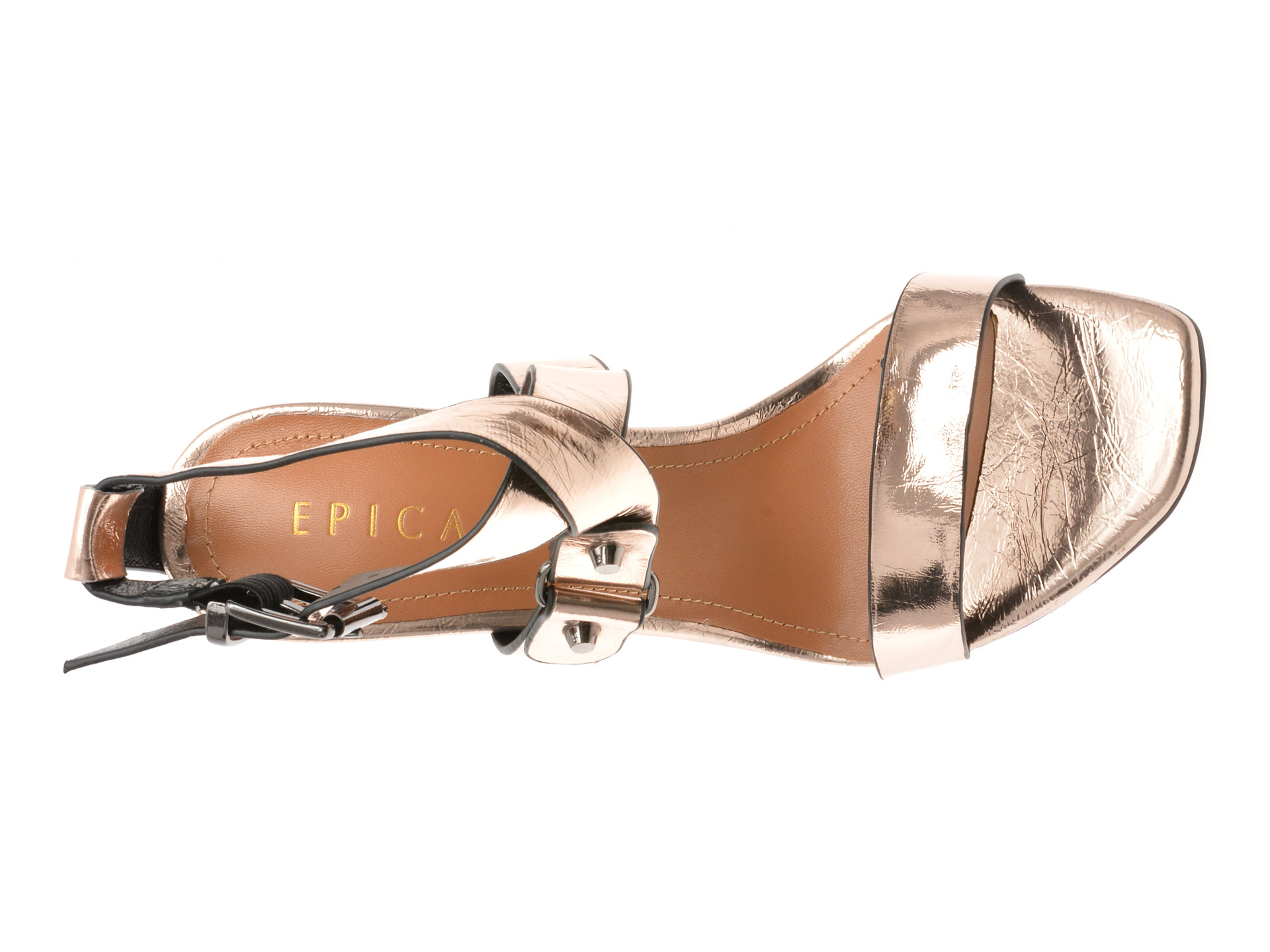 Sandale elegante EPICA bronz, 3L115M, din piele naturala