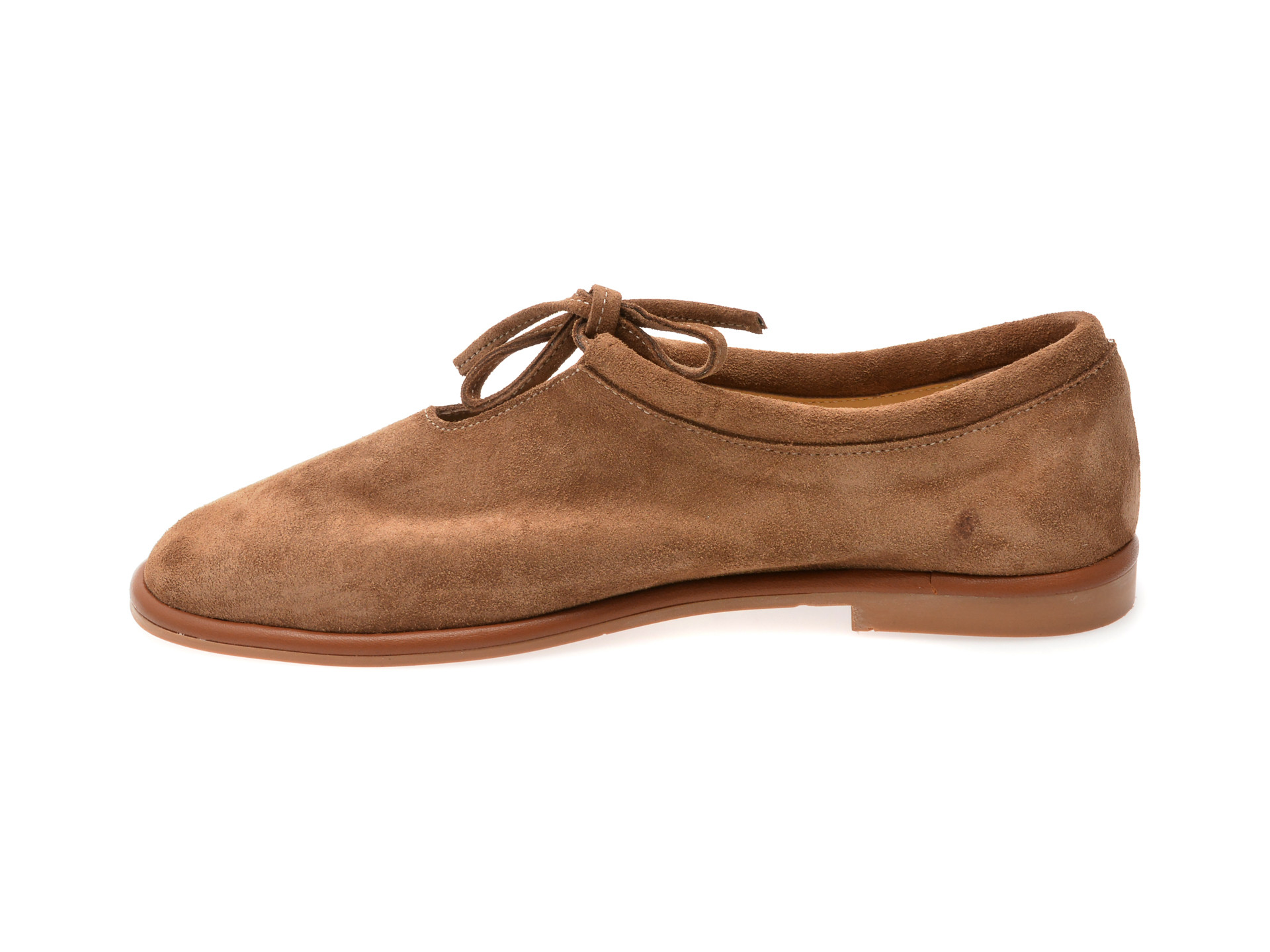 Pantofi EPICA maro, 165115, din piele intoarsa