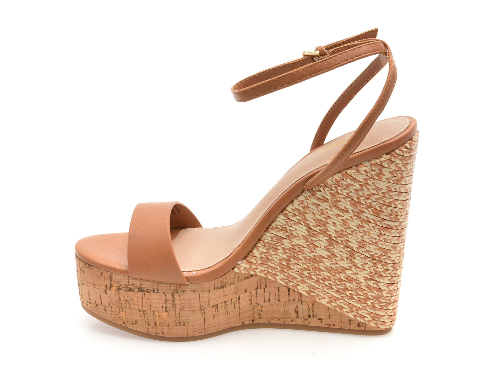 Sandale ALDO maro, MARYSOL 210, din piele ecologica