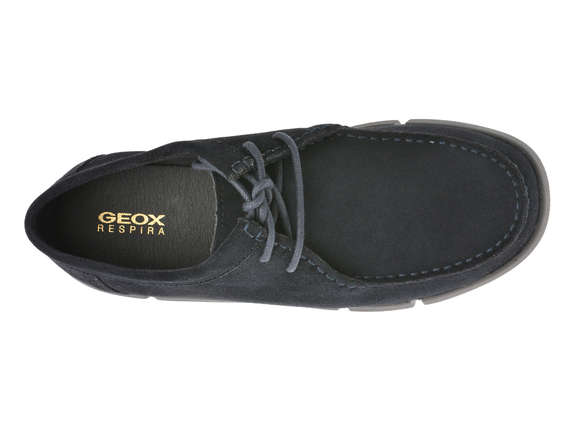 Mocasini GEOX bleumarin, U4646B, din piele intoarsa