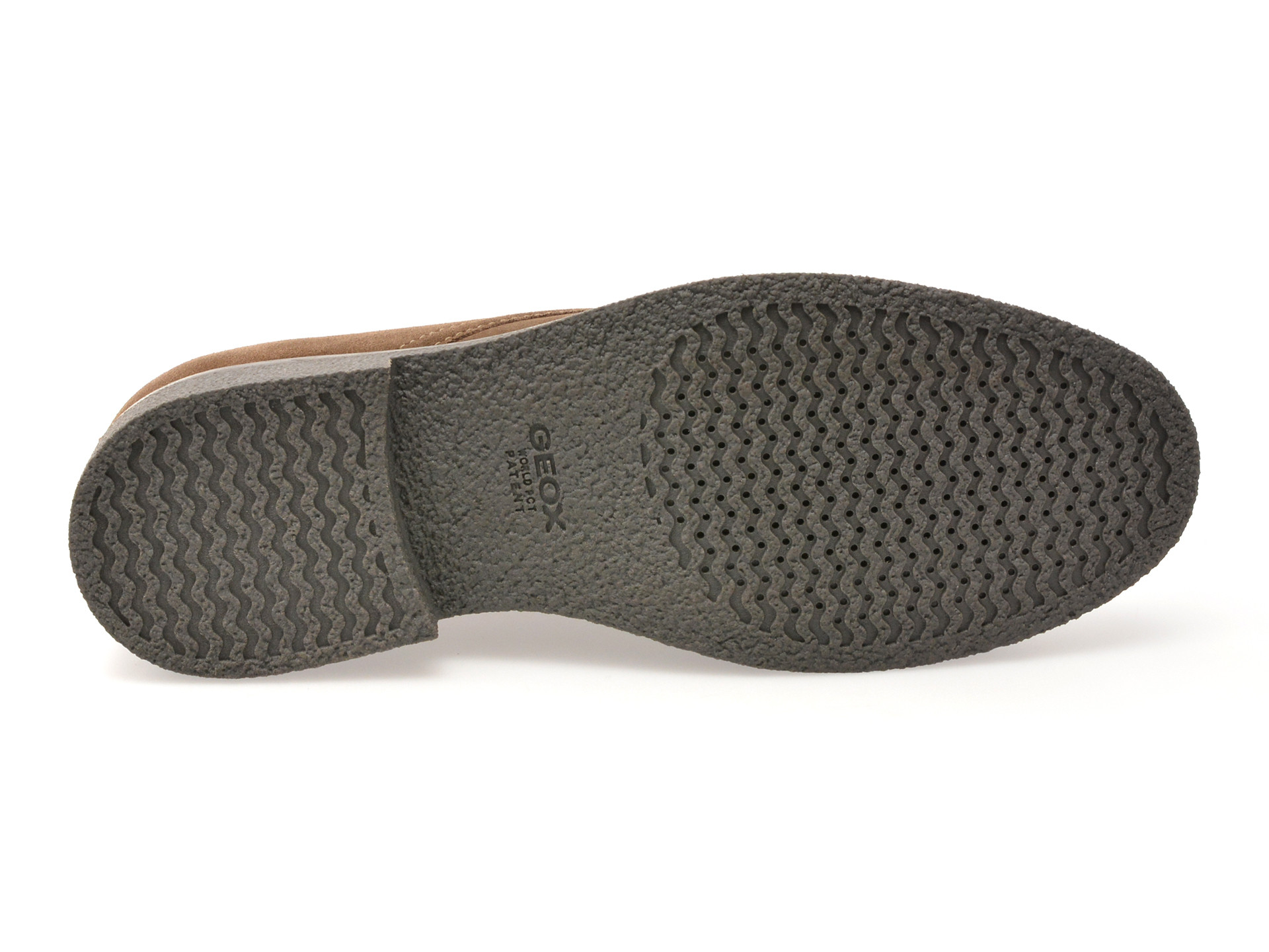 Ghete GEOX maro, U0458A, din piele intoarsa