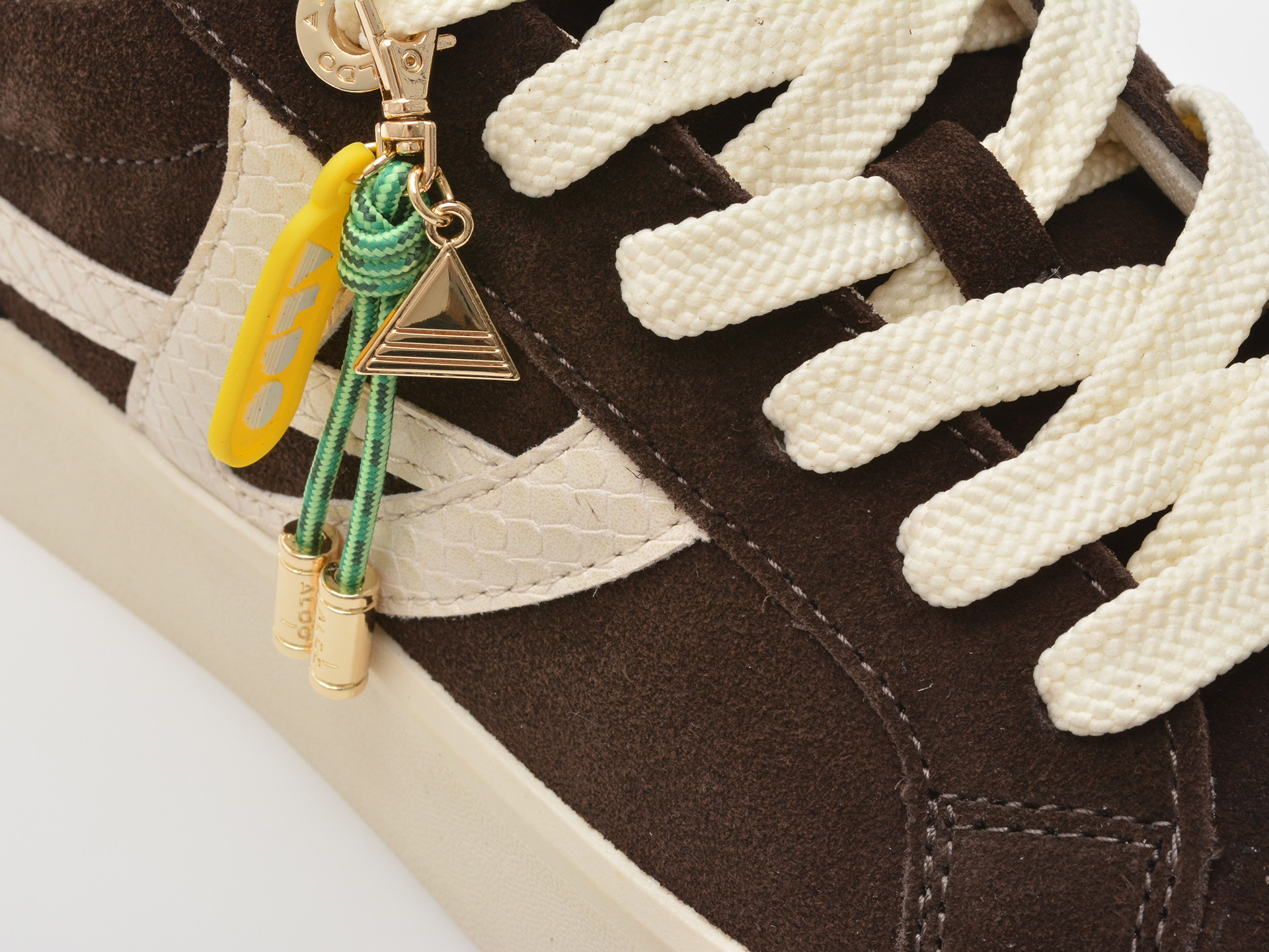 Pantofi sport ALDO maro, MTL72 SNEAKER, din piele intoarsa