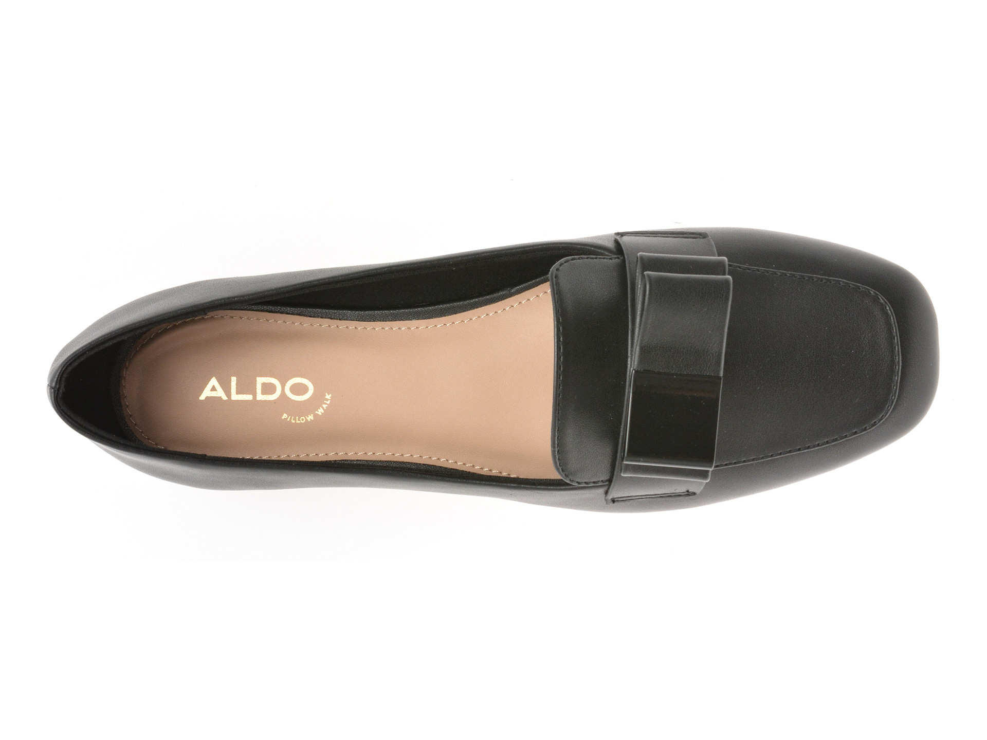 Mocasini ALDO negri, TALANANY 001, din piele ecologica