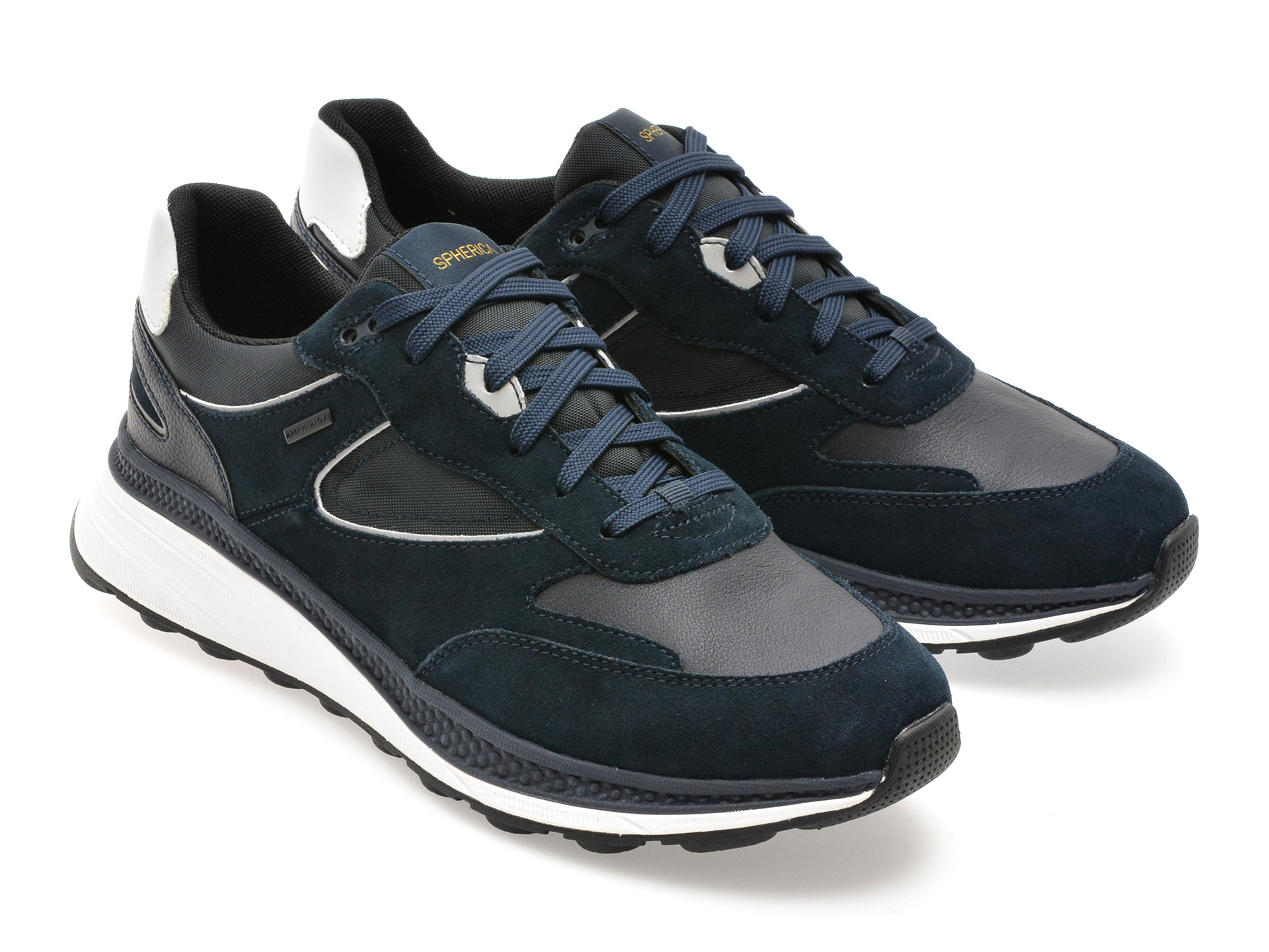 Pantofi sport GEOX bleumarin, U46HGA, din piele naturala