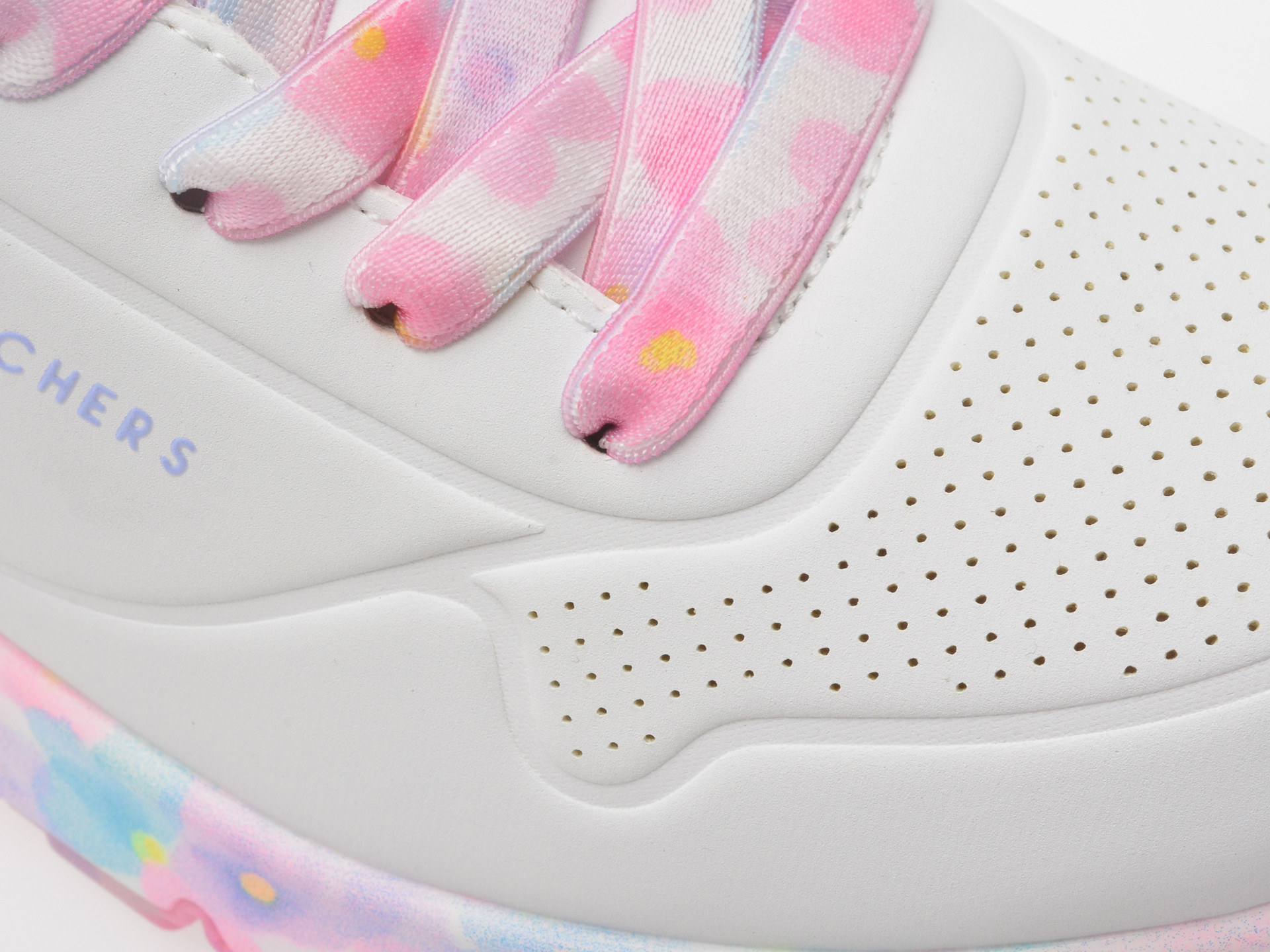 Pantofi sport SKECHERS albi, UNO GEN1, din piele ecologica