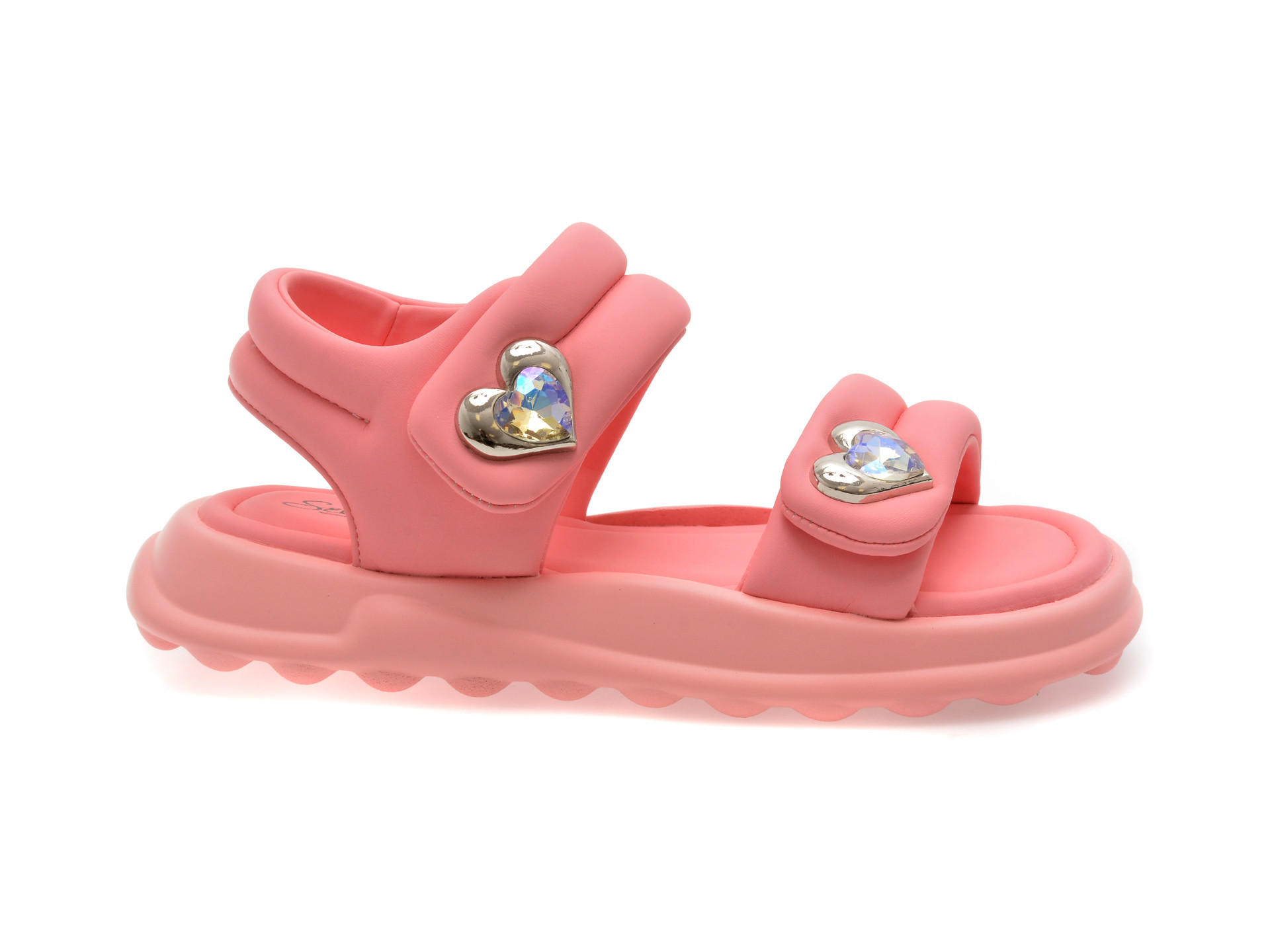 Sandale SELECTION KIDS roz, 6015, din piele ecologica