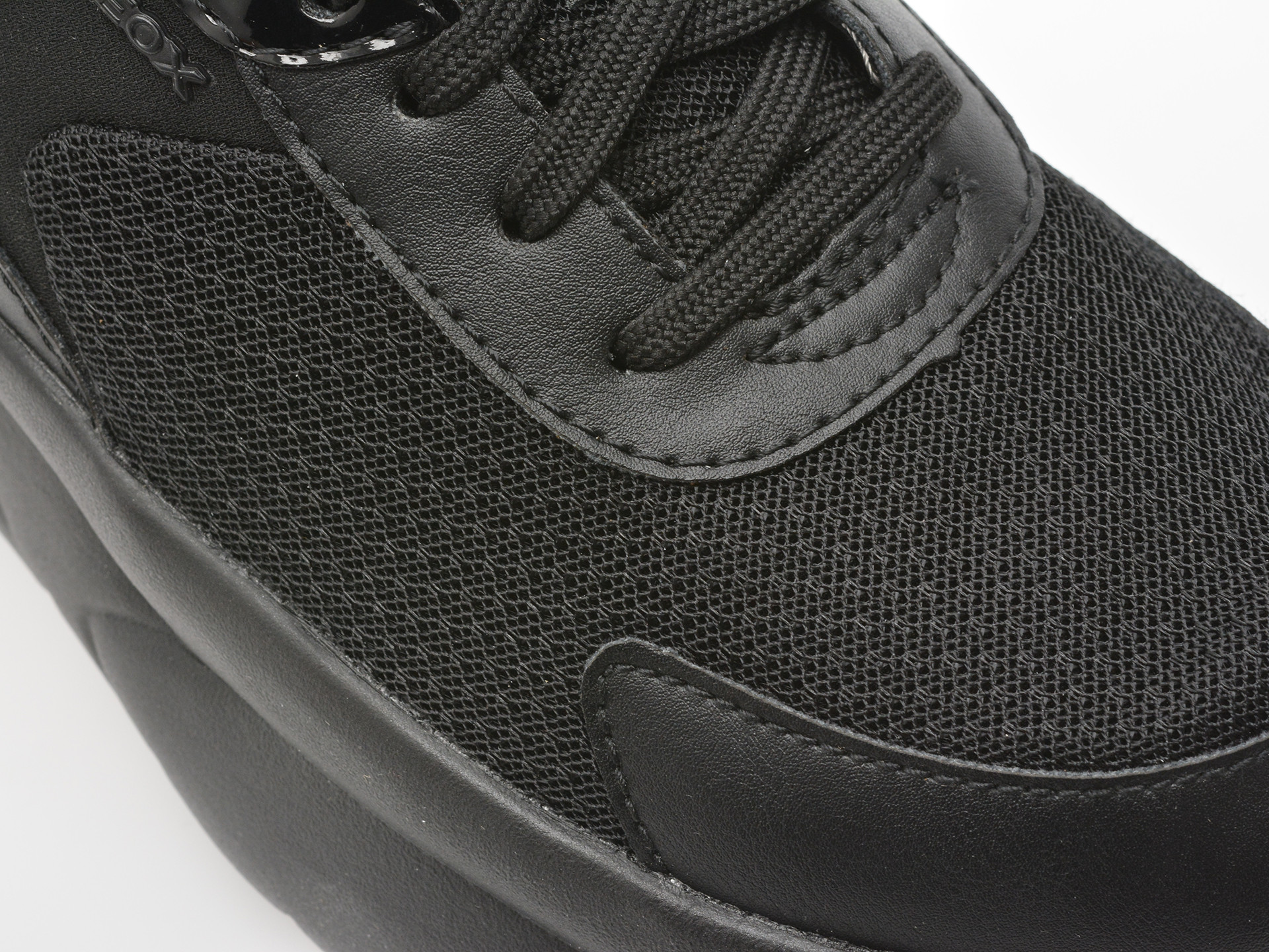 Pantofi sport GEOX negri, D551FD, din material textil