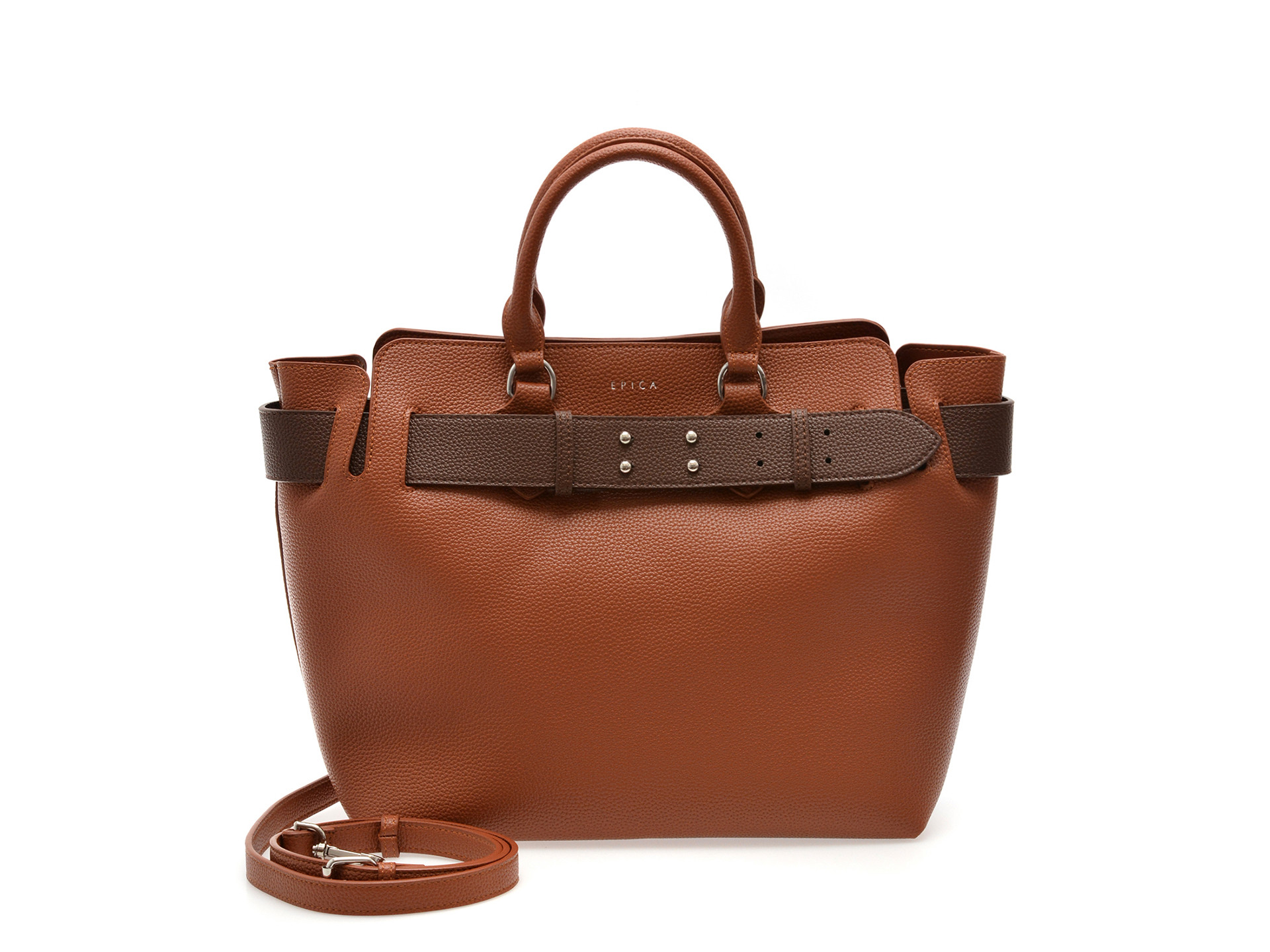 Genti EPICA maro, 612, din piele ecologica