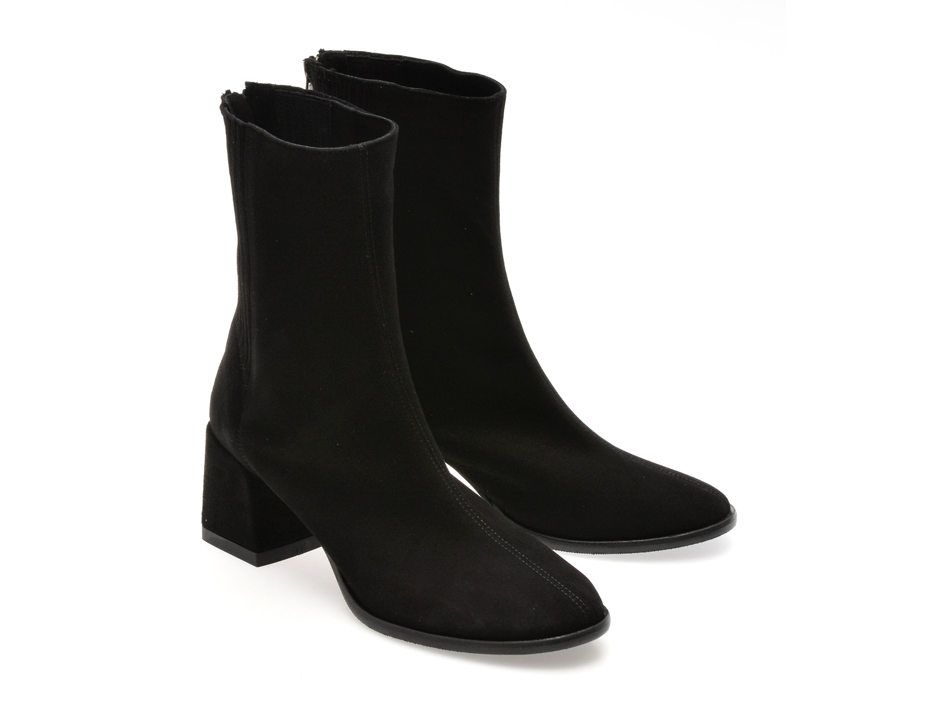 Ghete EPICA negre, 2771083, din piele intoarsa