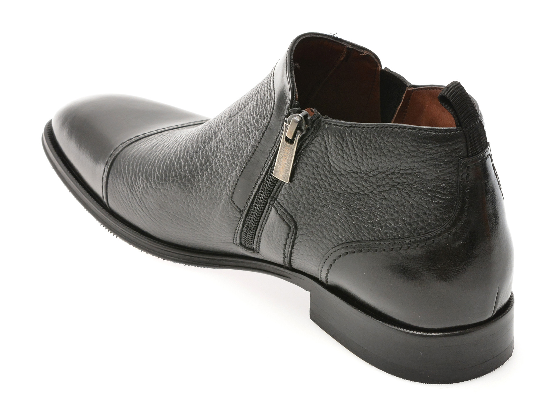 Ghete elegante LE COLONEL negre, 484100, din piele naturala