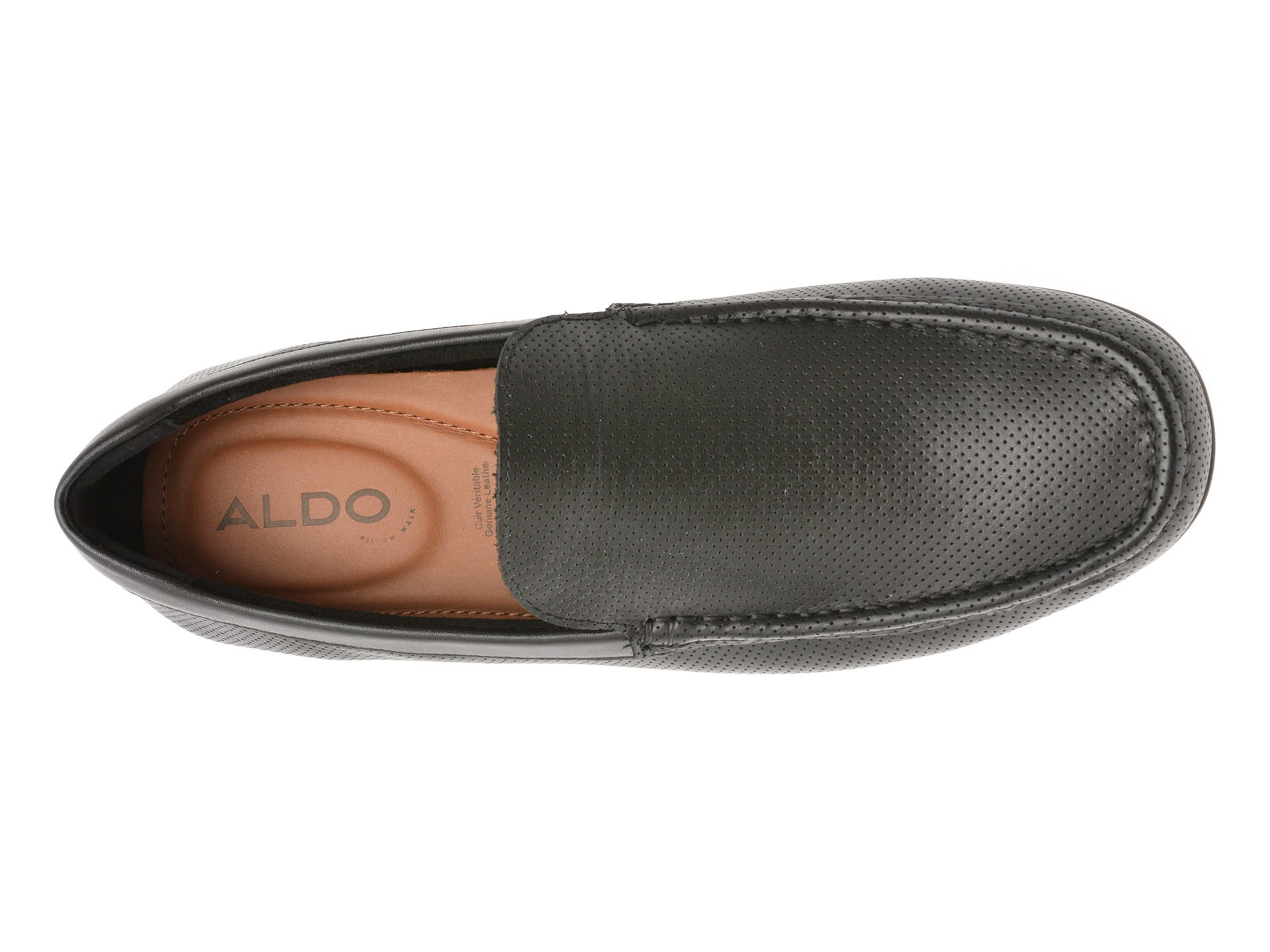 Mocasini ALDO negri, 14016084, din piele naturala