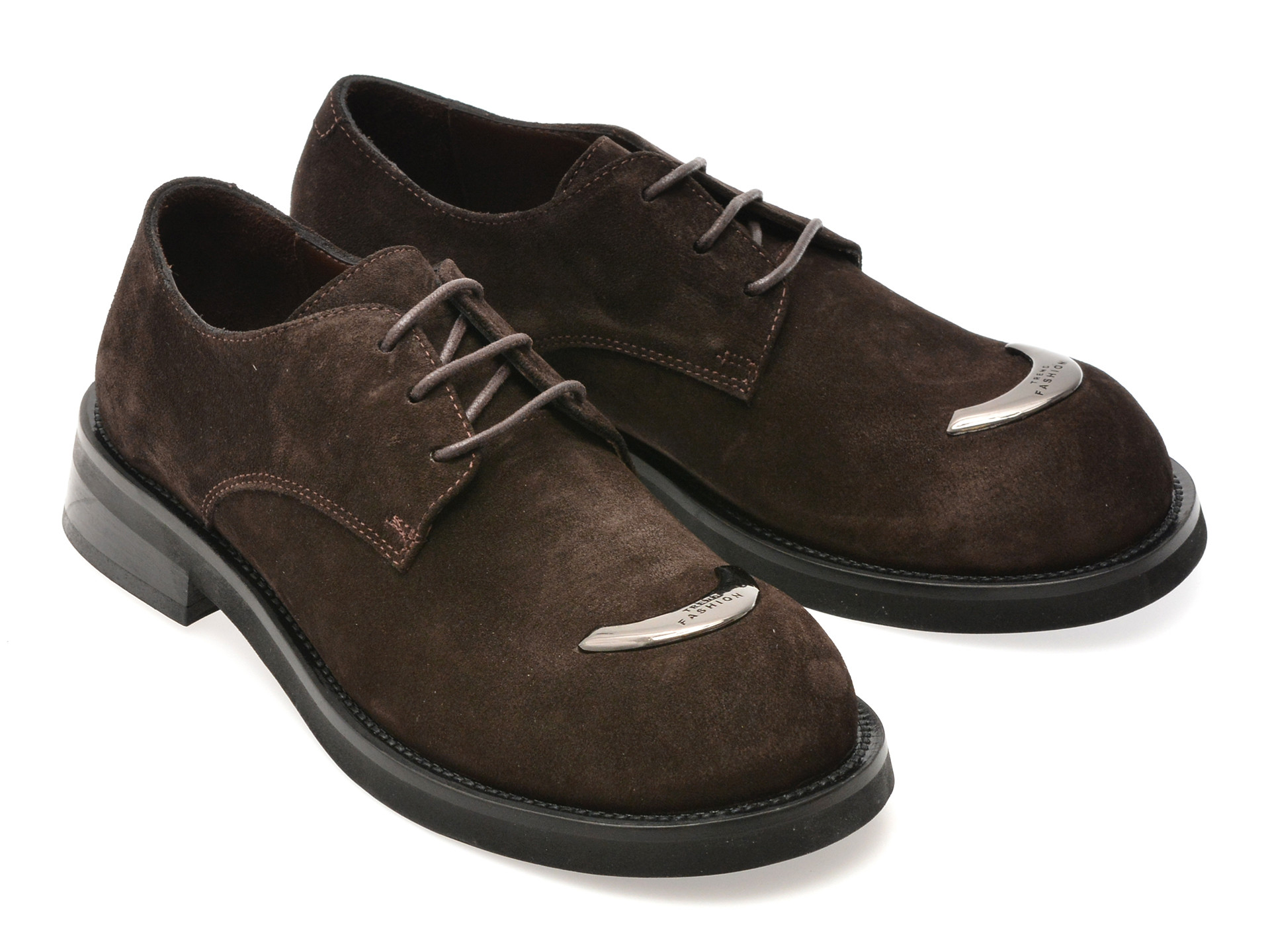 Pantofi EPICA maro, 2157221, din piele intoarsa