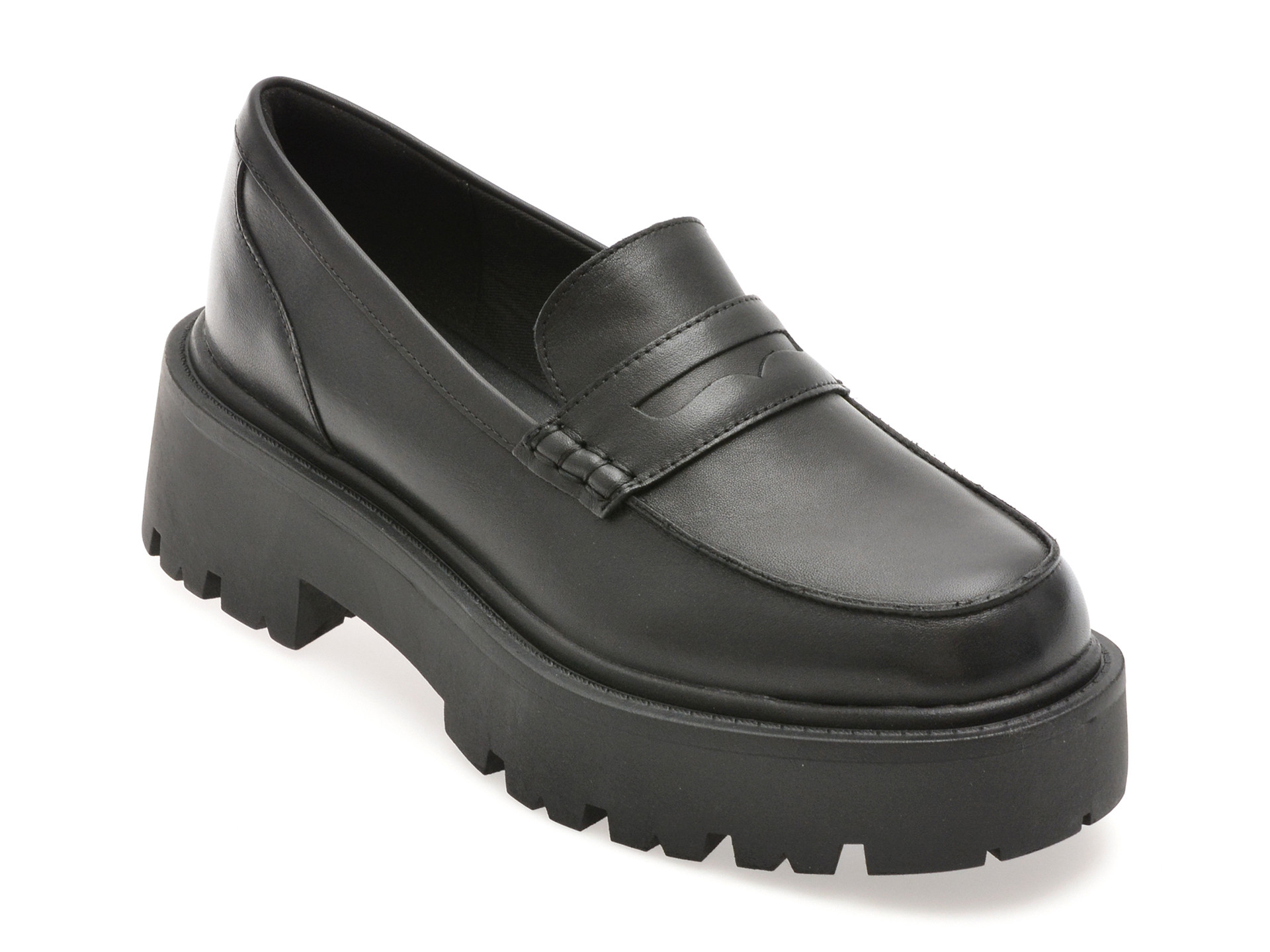 Mocasini ALDO negri, CADAYCIA 001, din piele naturala