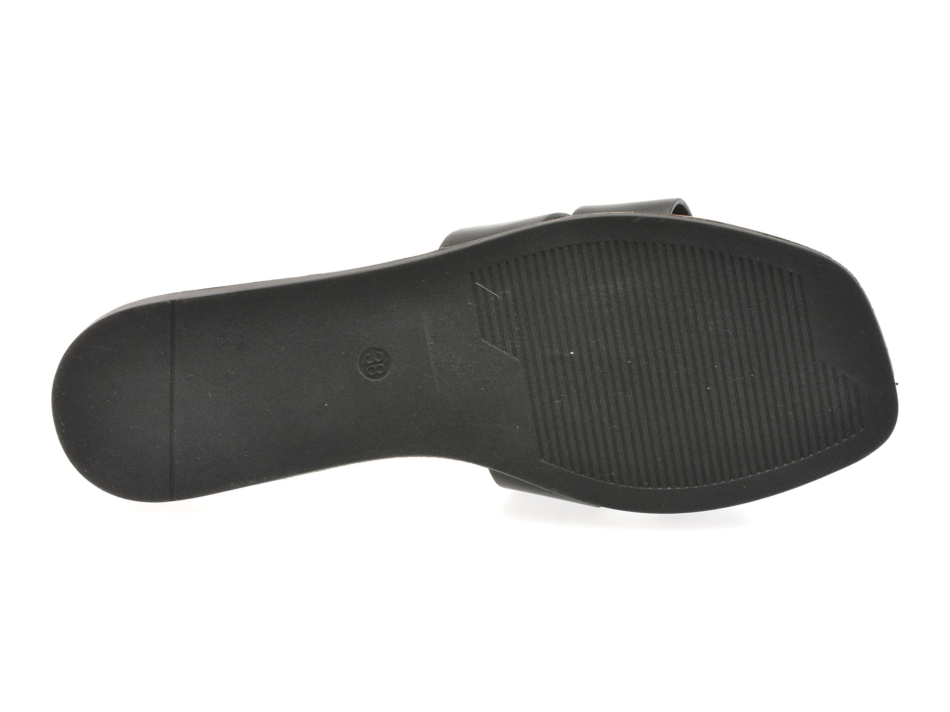 Papuci EPICA negri, 82955, din piele ecologica