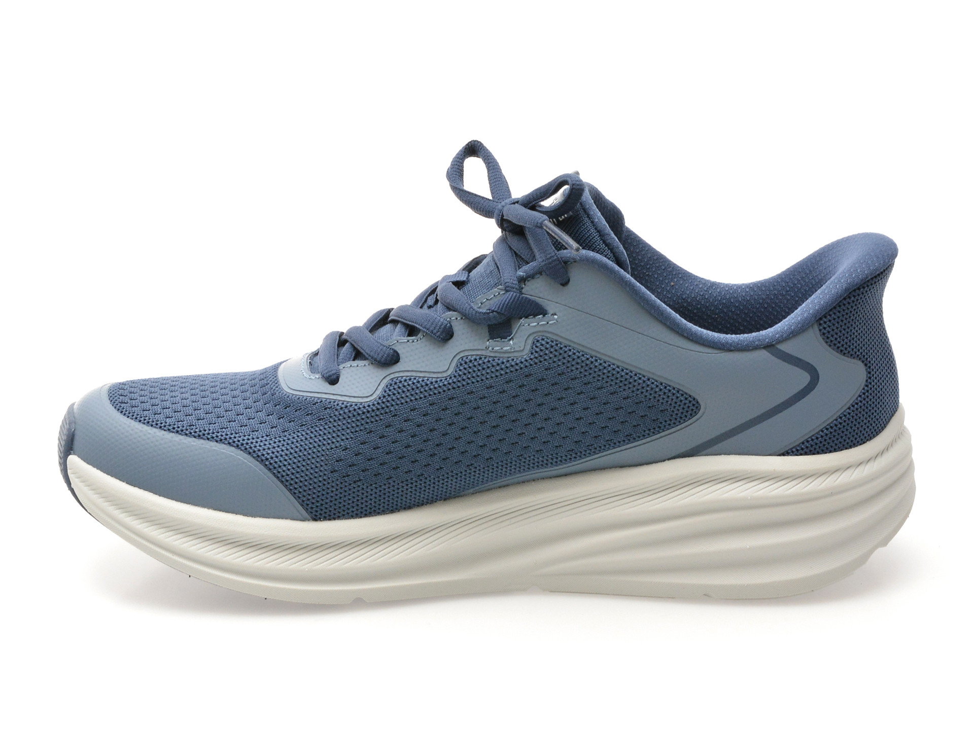 Pantofi sport SKECHERS bleumarin, BOBS SKILLZ, din material textil