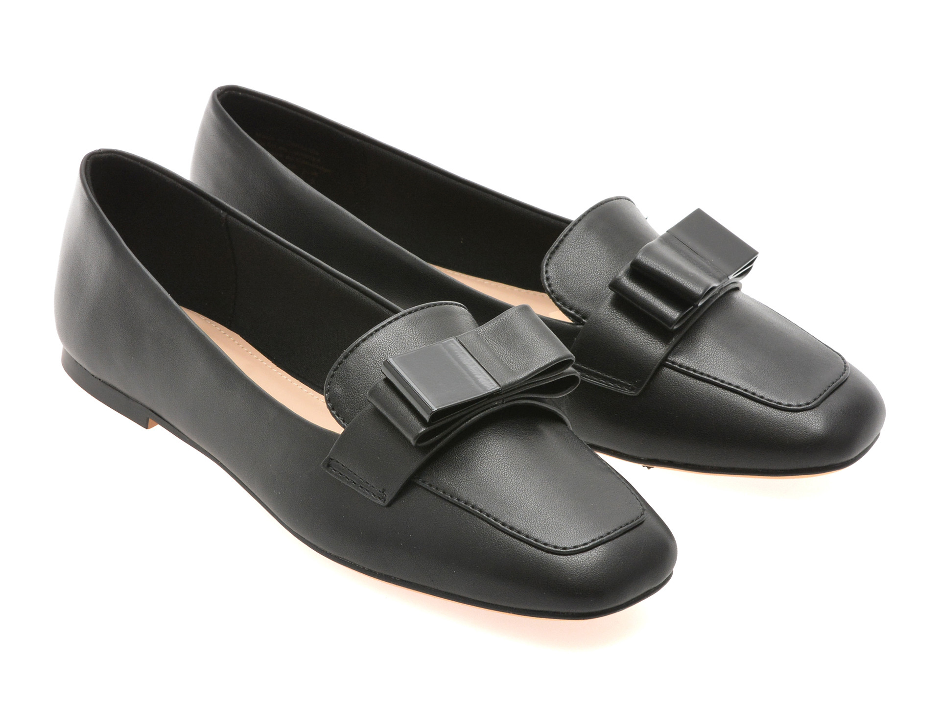 Mocasini ALDO negri, TALANANY 001, din piele ecologica