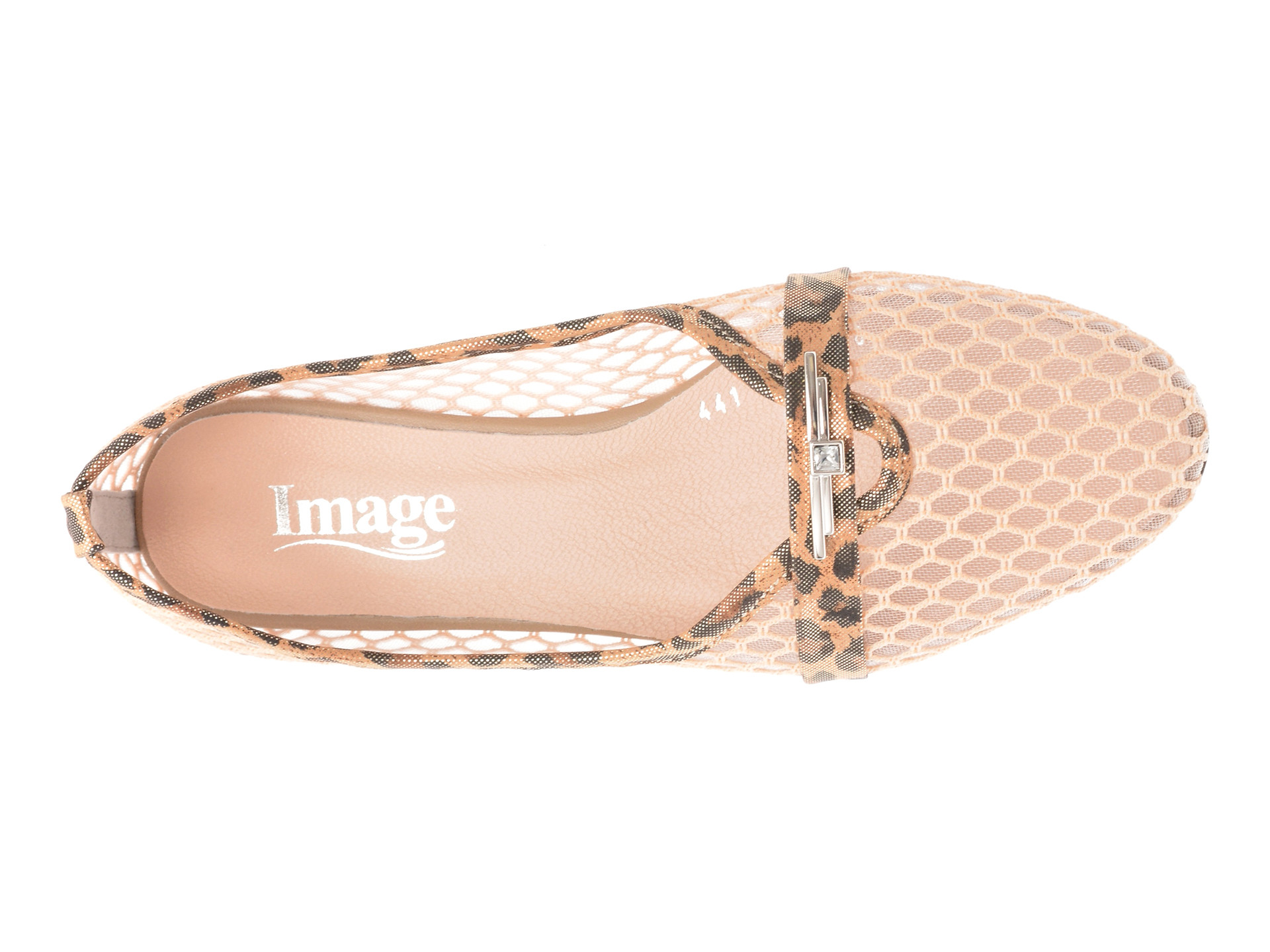 Balerini IMAGE bej, 4411581, din material textil