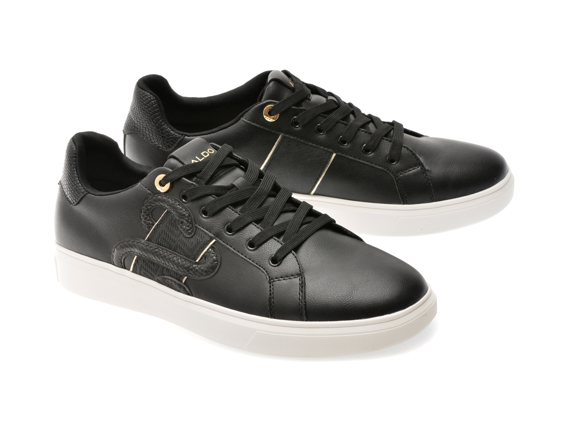 Pantofi sport ALDO negri, SLITHER 001, din piele ecologica