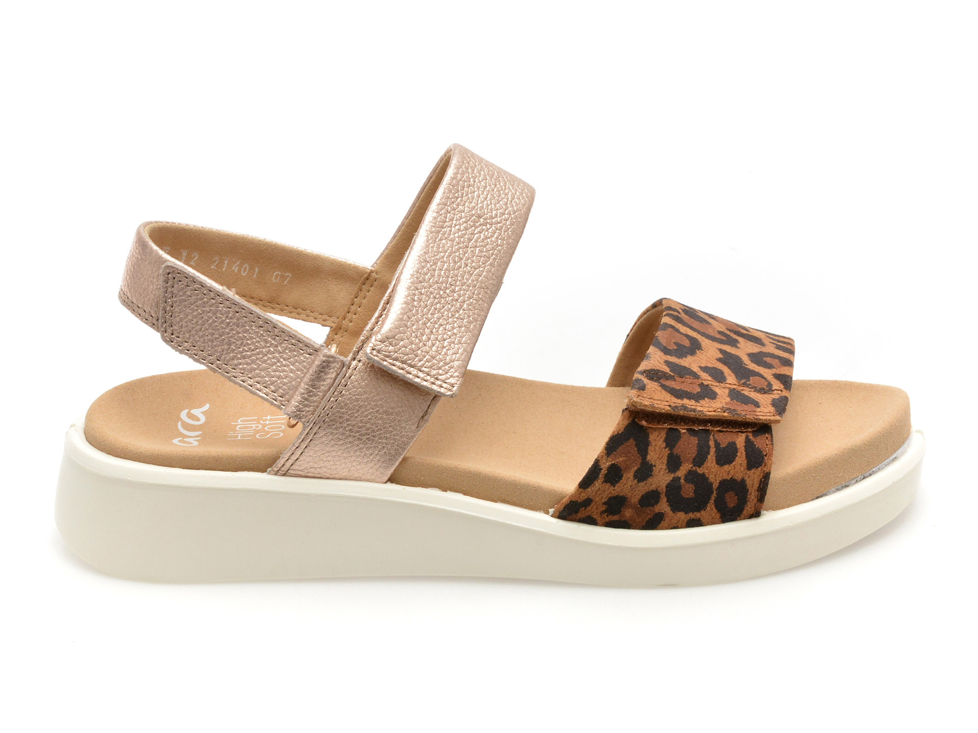 Sandale ARA bej, 21401, din piele naturala