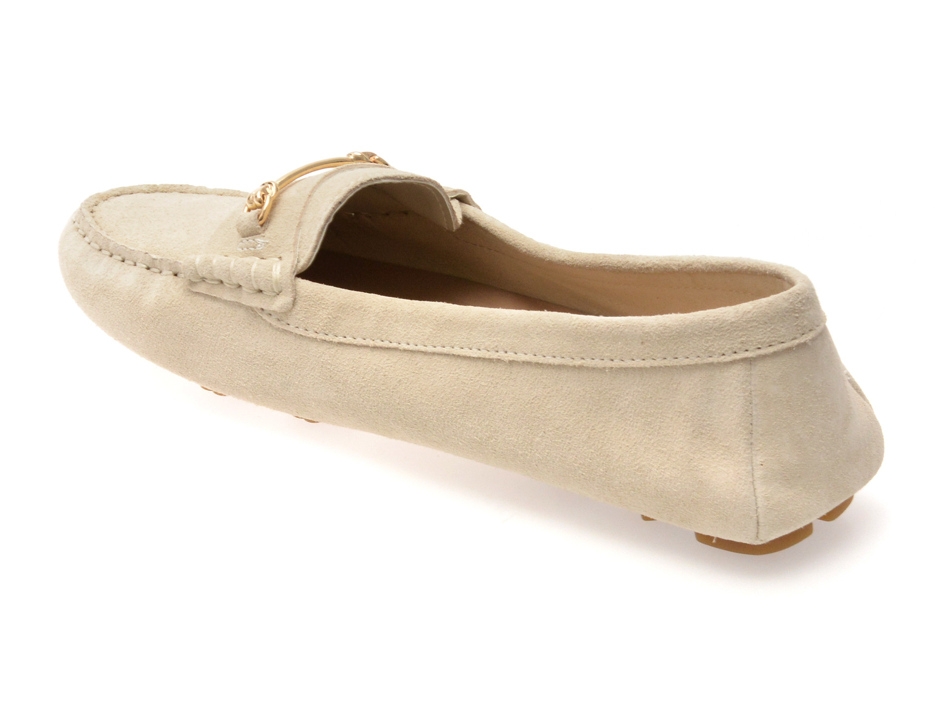 Mocasini ALDO albi, SEABREEZE 110, din piele intoarsa