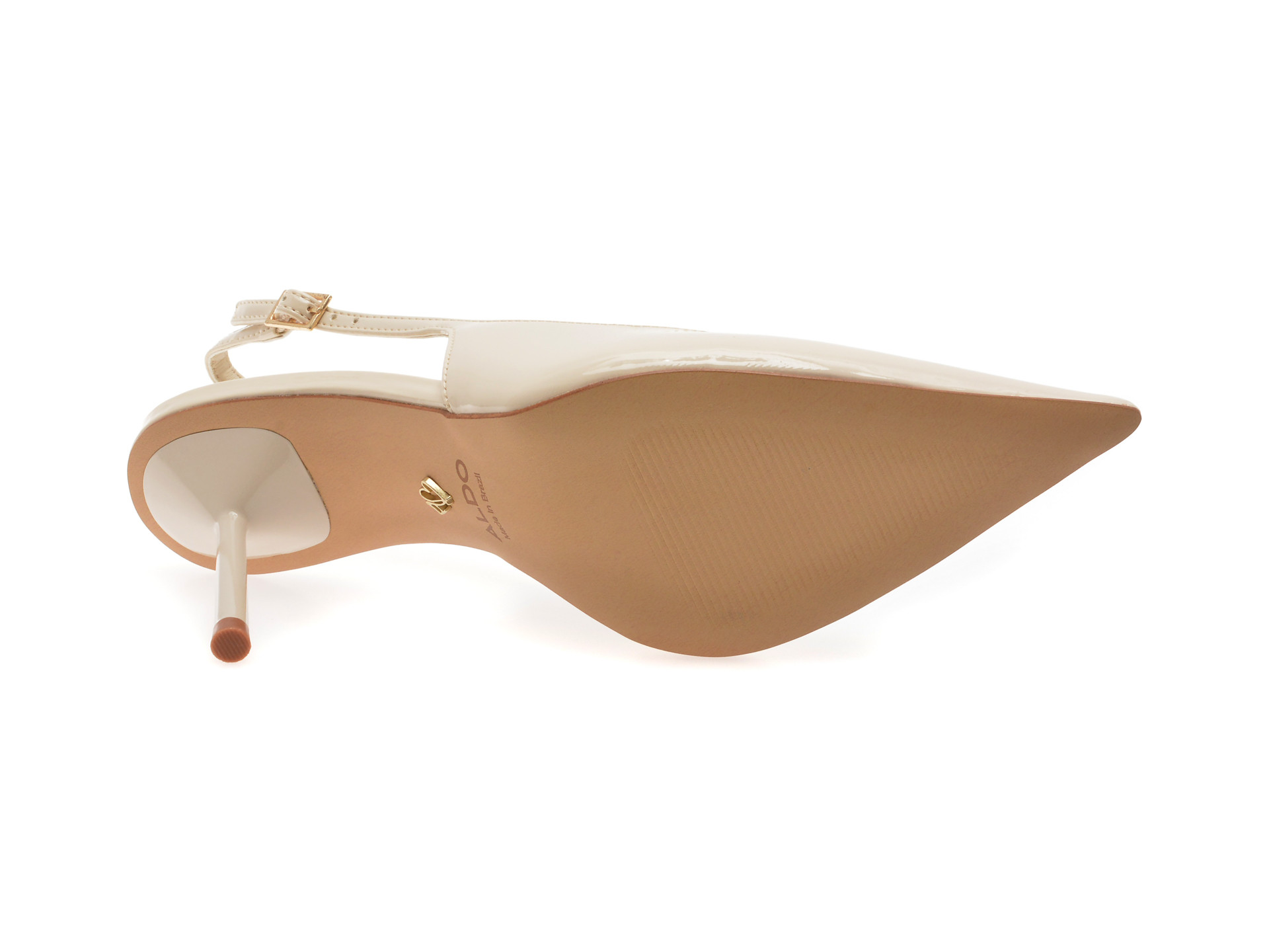 Pantofi eleganti ALDO bej, SERALINA 276, din piele ecologica lacuita