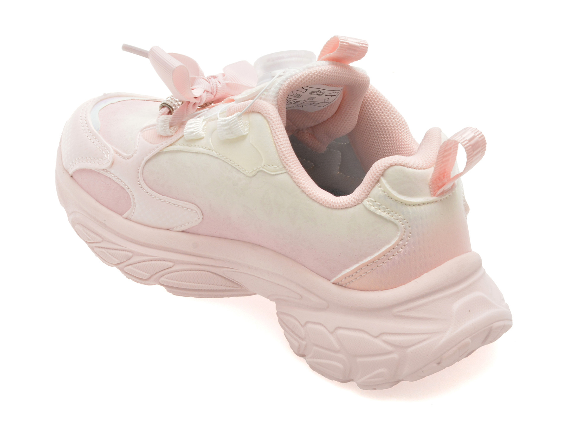 Pantofi sport SELECTION KIDS roz, 1002, din piele ecologica
