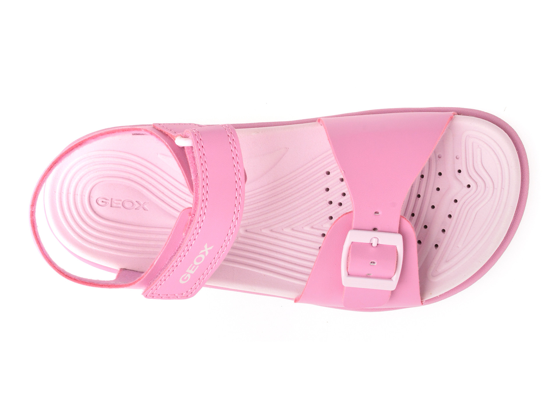 Sandale GEOX roz, J35HQA, din piele ecologica
