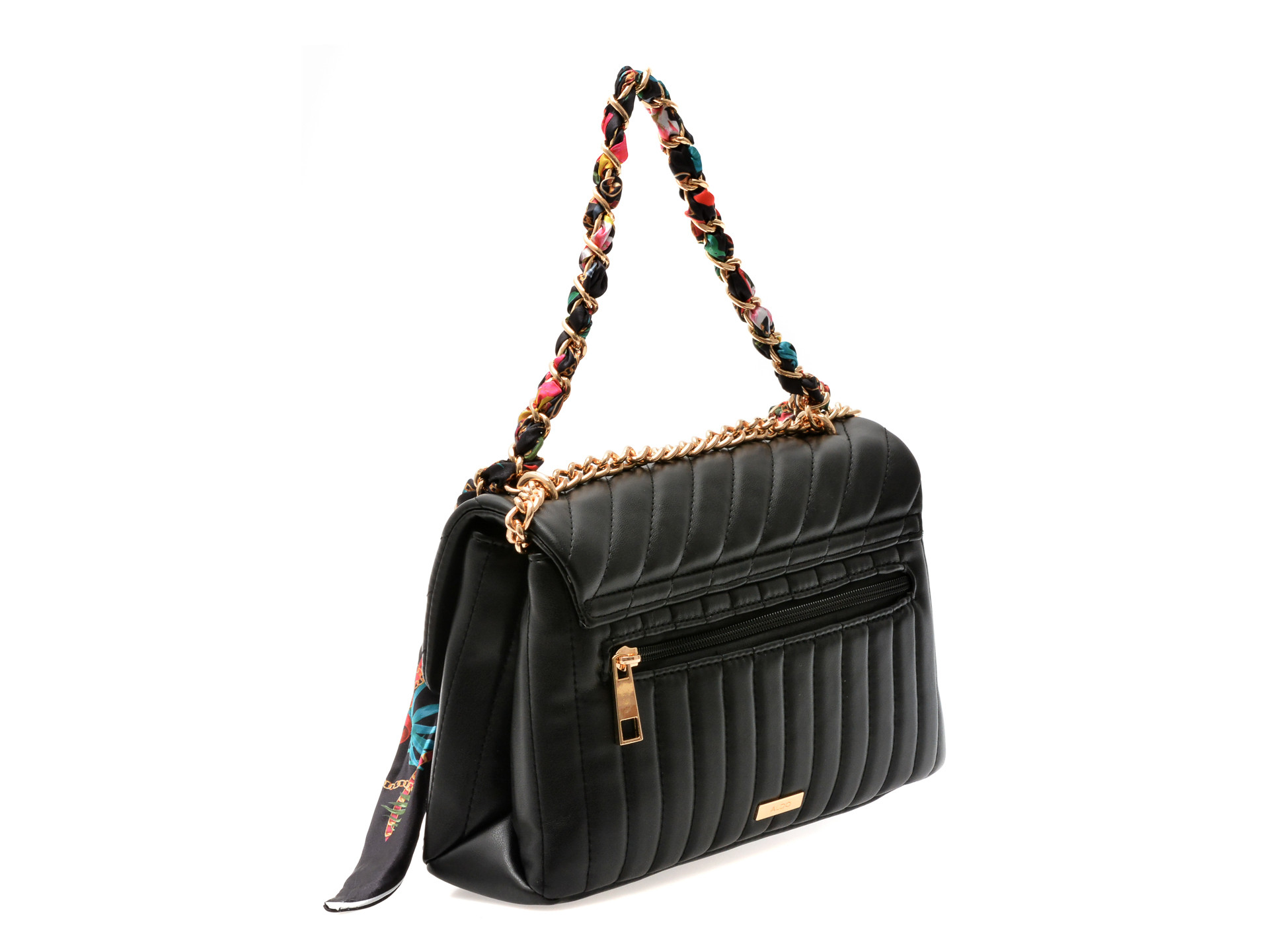 Geanta ALDO neagra, TETNEY 001, din piele ecologica