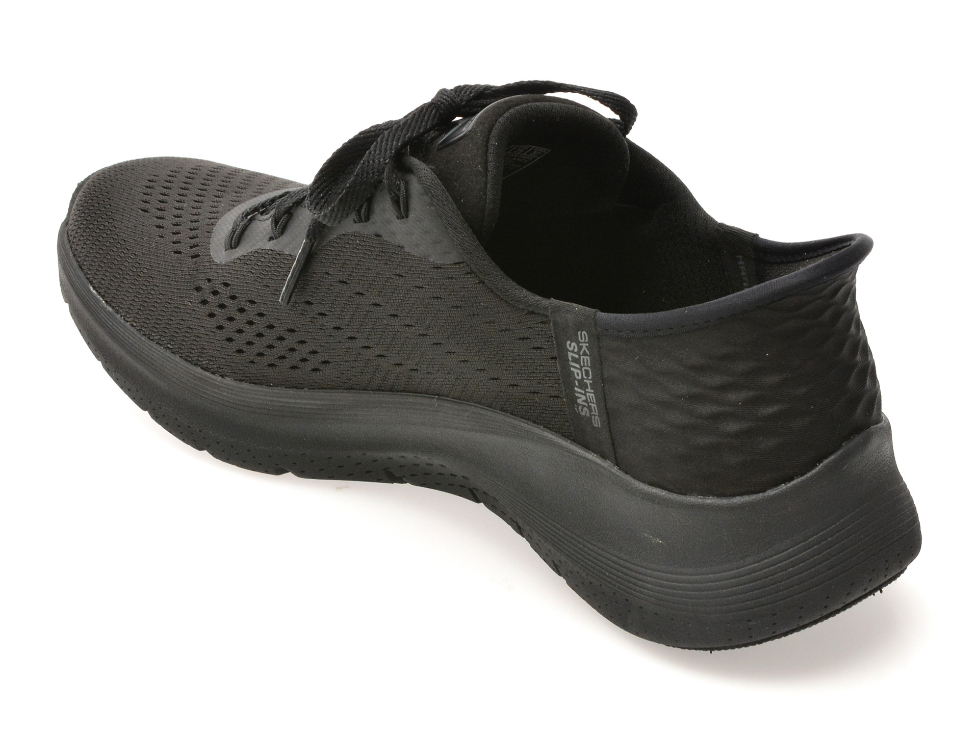 Pantofi sport SKECHERS negri, ARCH FIT 2.0, din material textil