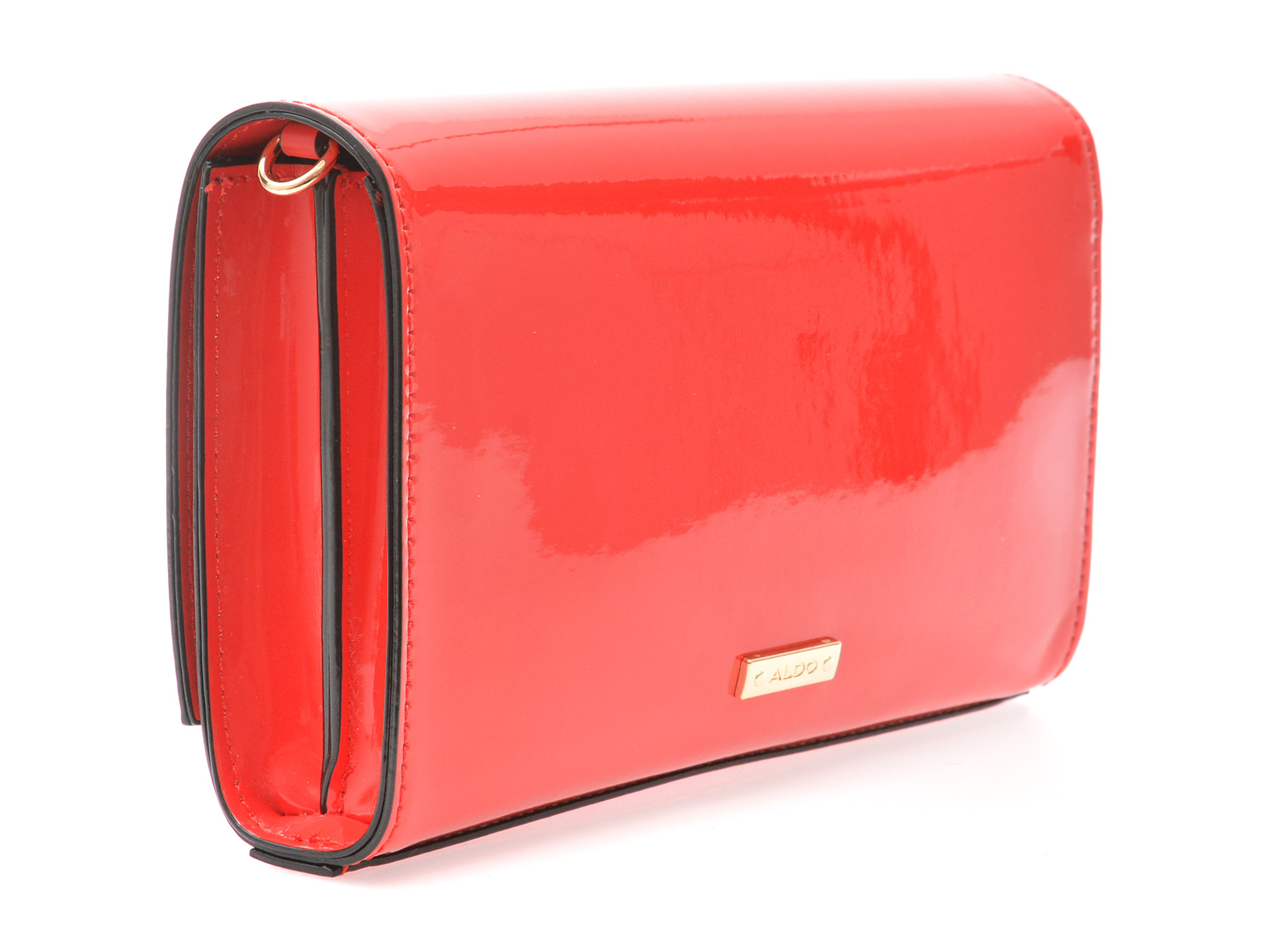 Geanta ALDO rosie, ADORING 600, din piele ecologica lacuita