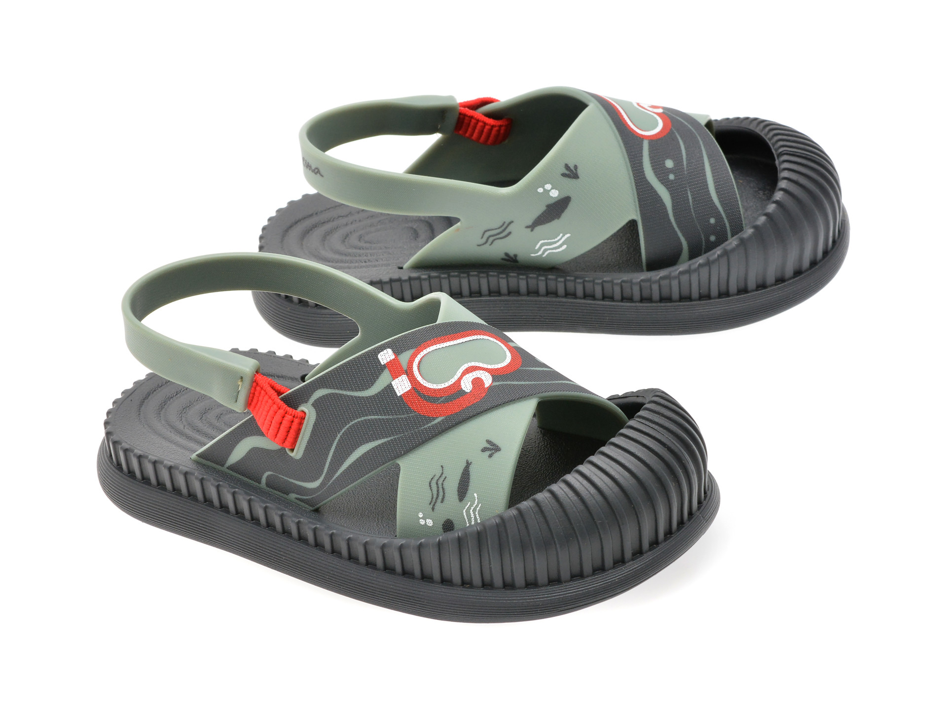 Sandale IPANEMA verzi, 8366100, din pvc