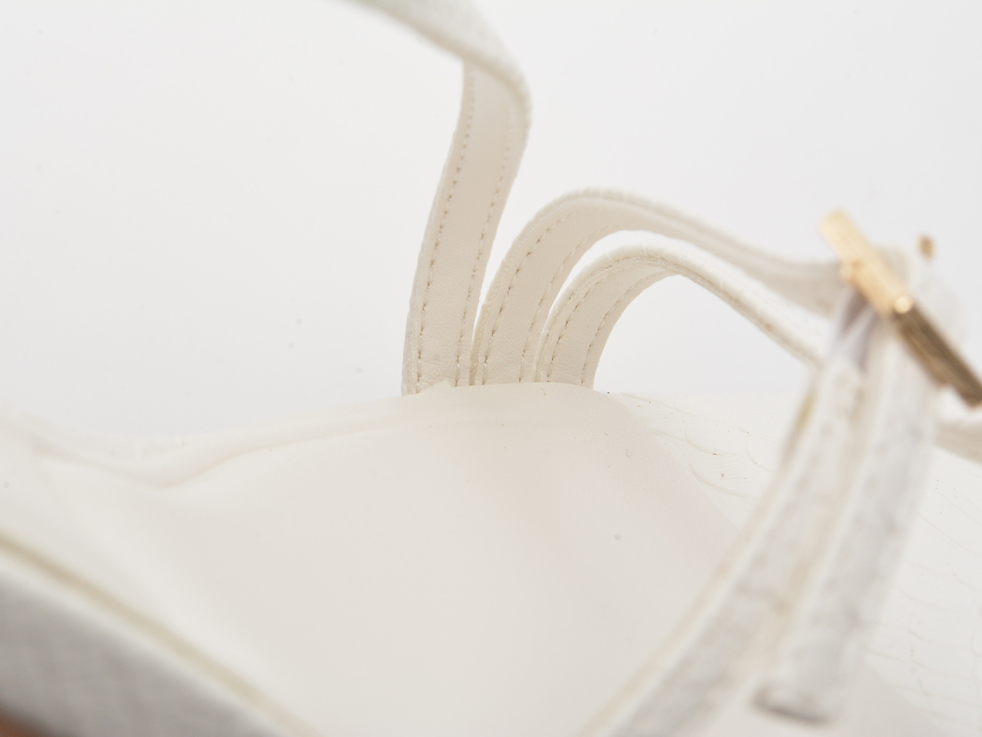 Sandale elegante ALDO albe, HARLIE 100, din piele ecologica