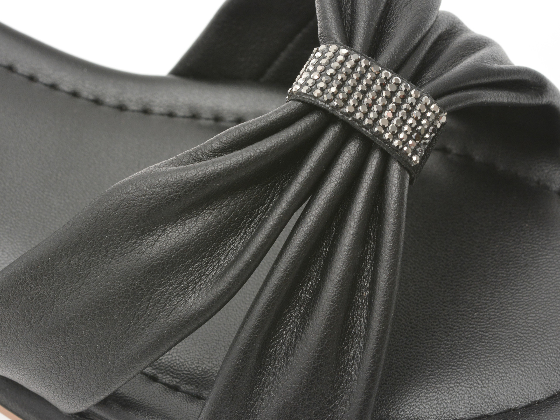 Sandale EPICA negre, 1367H11, din piele naturala