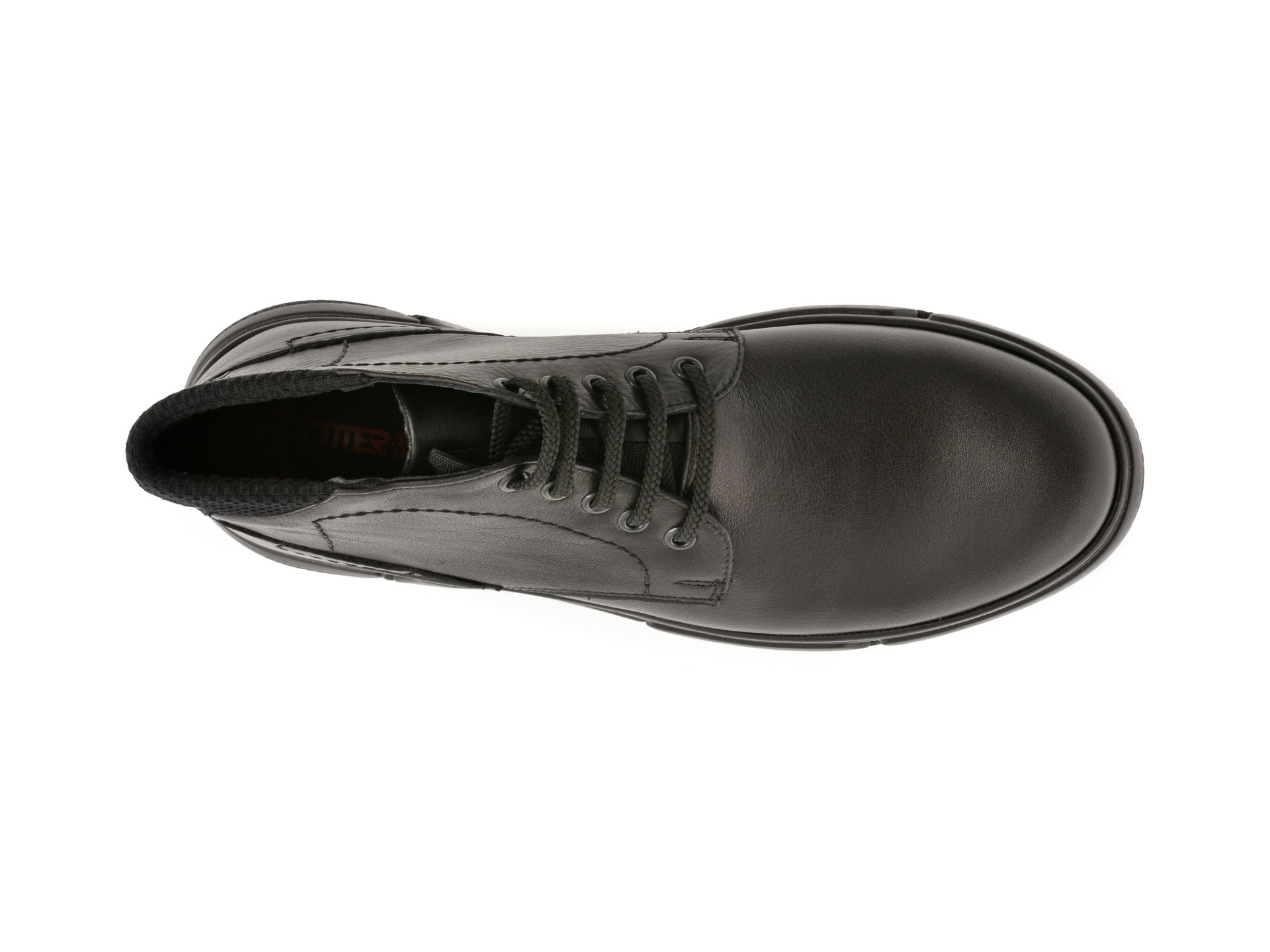 Ghete OTTER negre, 7346, din piele naturala