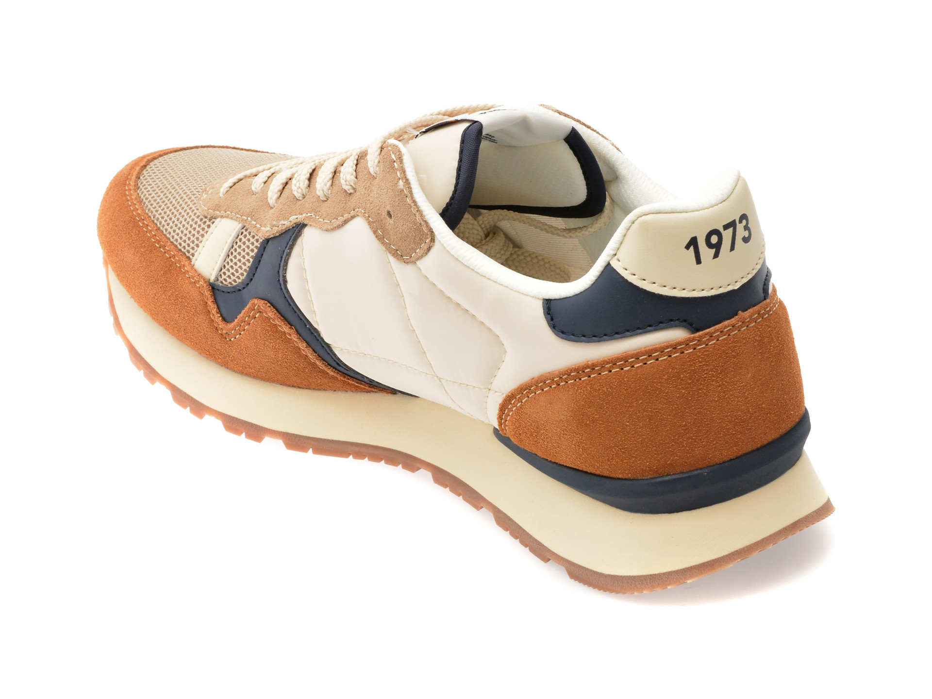 Pantofi sport PEPE JEANS bej, BRIT CAMP, din material textil