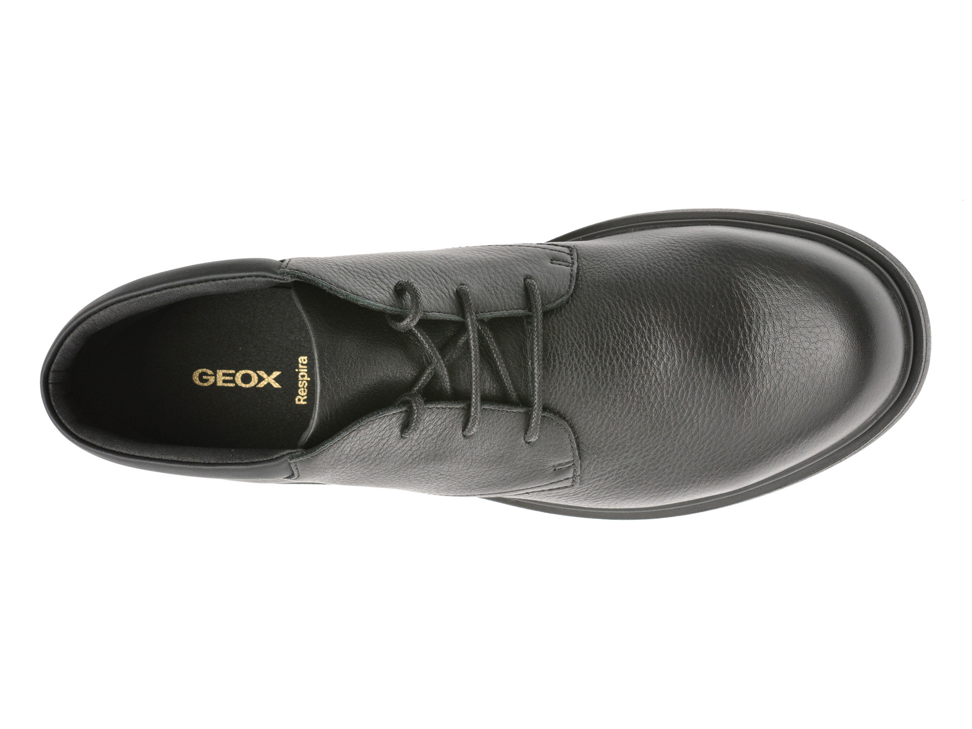 Ghete GEOX negre, U36D1B, din piele naturala