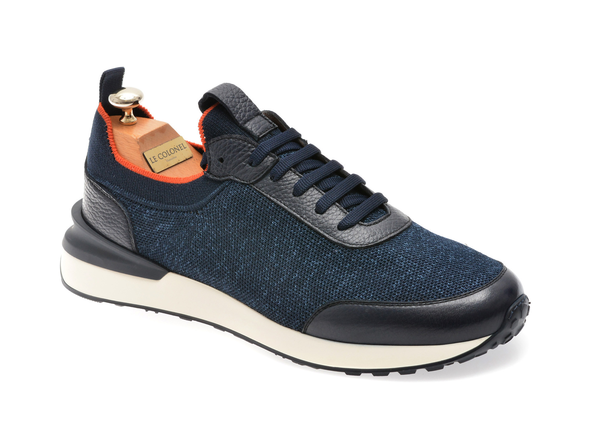 Pantofi sport LE COLONEL bleumarin, 71334, din material textil