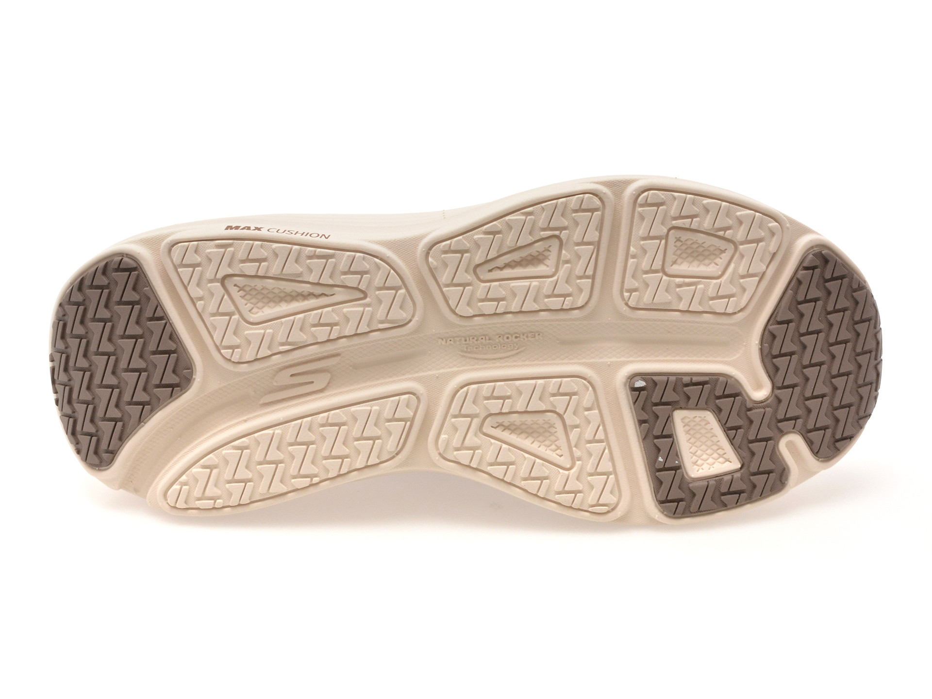 Pantofi sport SKECHERS nude, MAX CUSHIONING ENDEAVOUR, din material textil