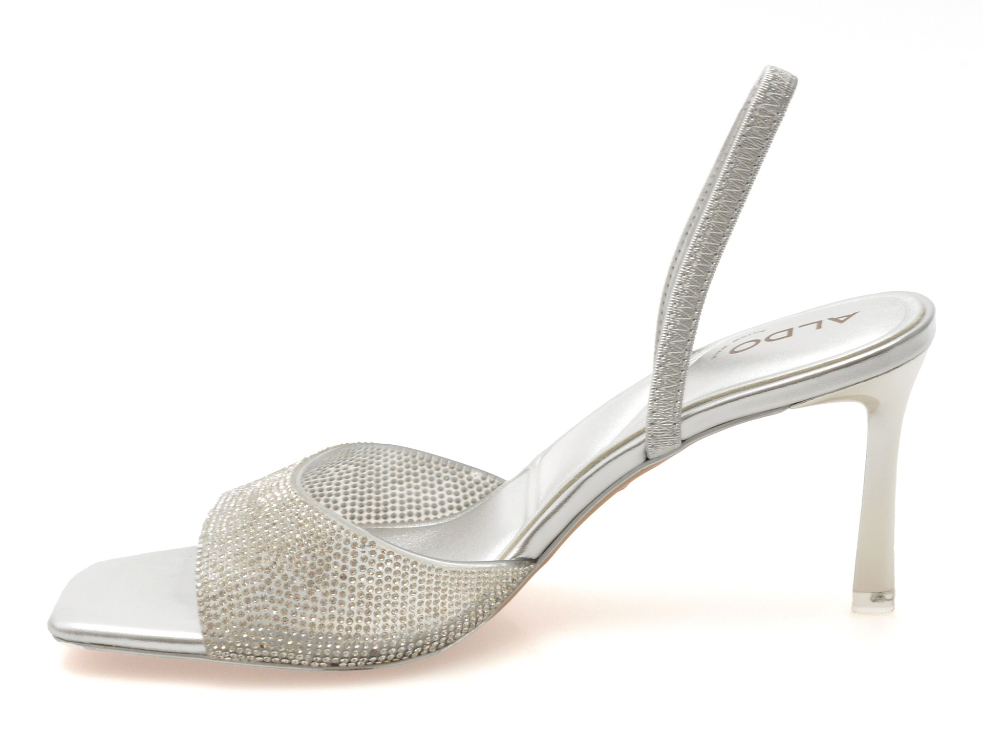Sandale elegante aldo argintii 14053448 din pvc