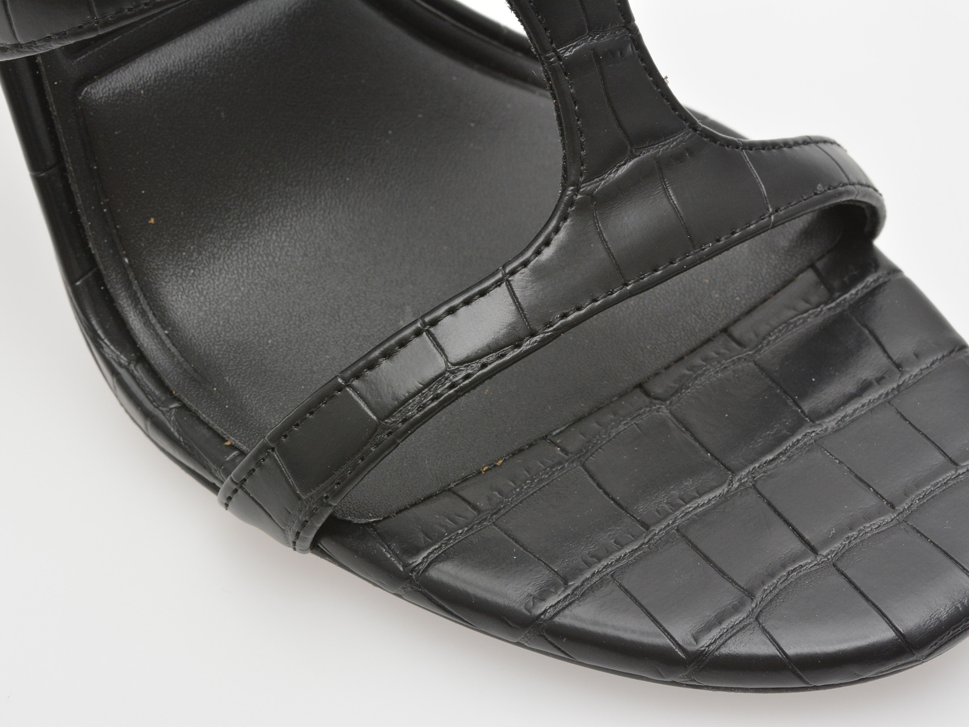 Sandale elegante ALDO negre, QUINTINA 001, din piele ecologica