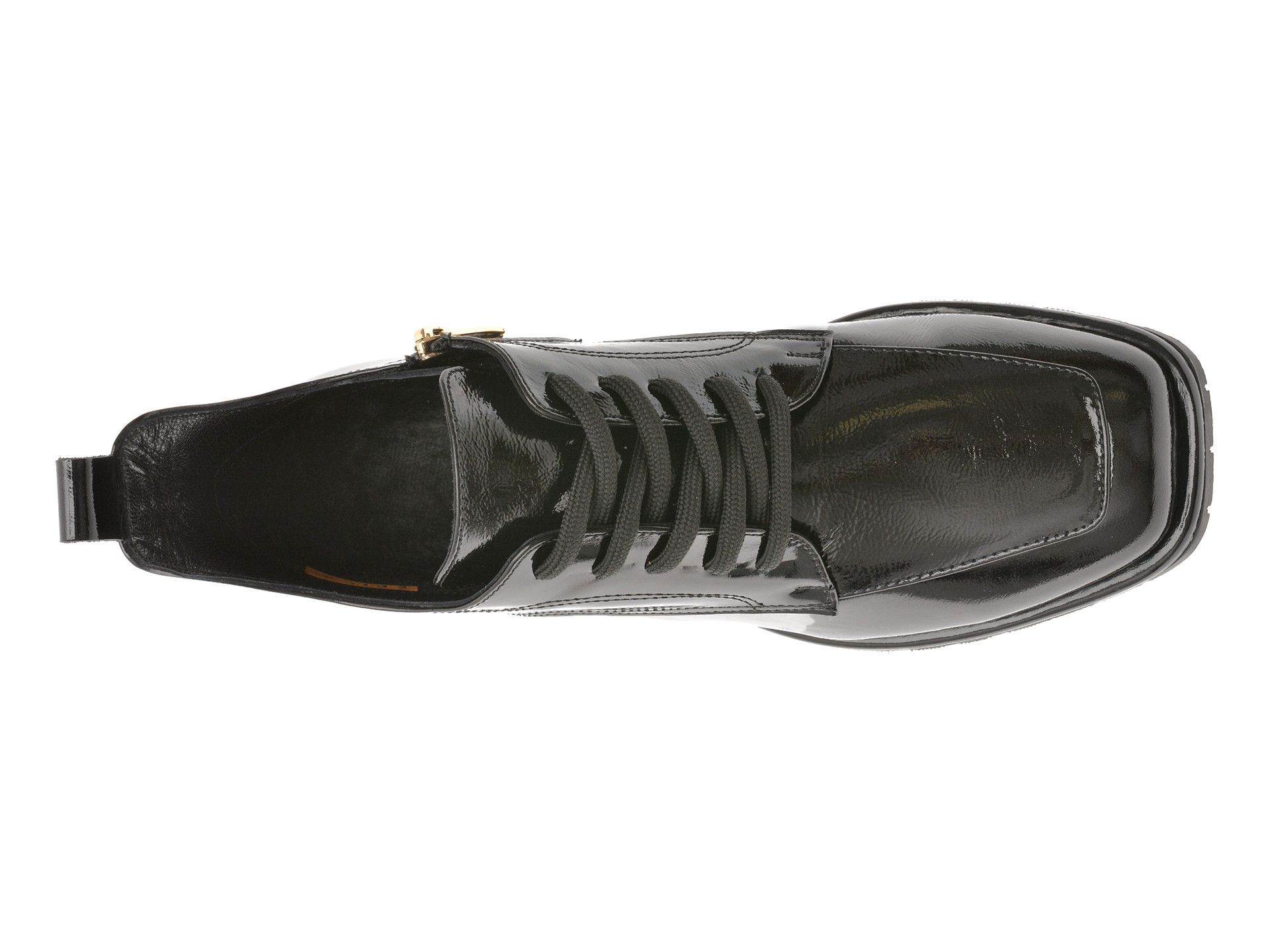 Ghete EPICA negre, 5312091, din piele naturala lacuita