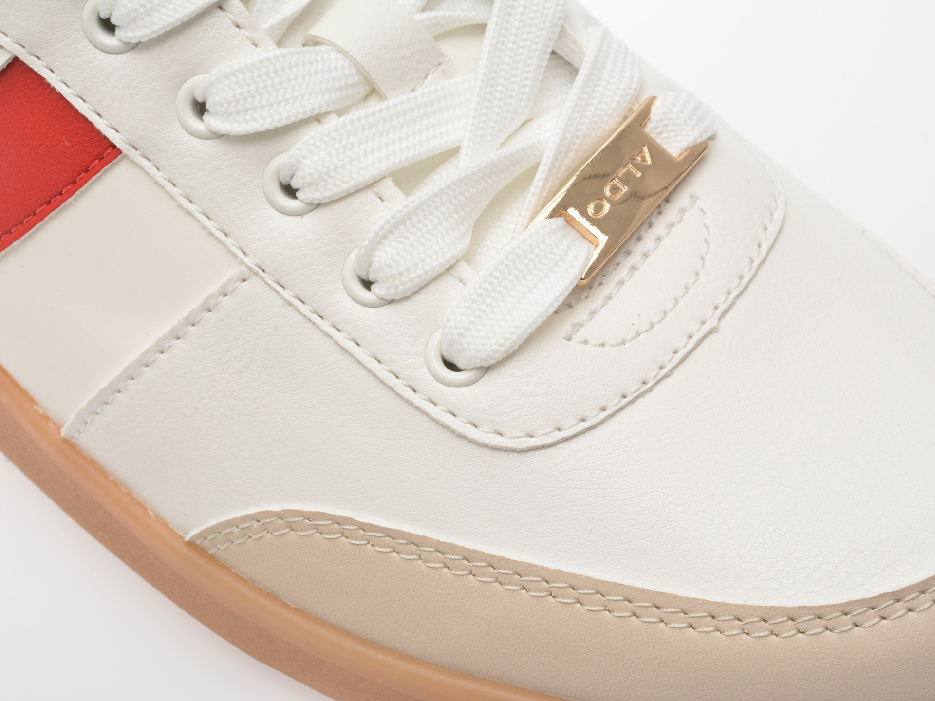 Pantofi sport ALDO albi, HESTIA 138, din piele ecologica