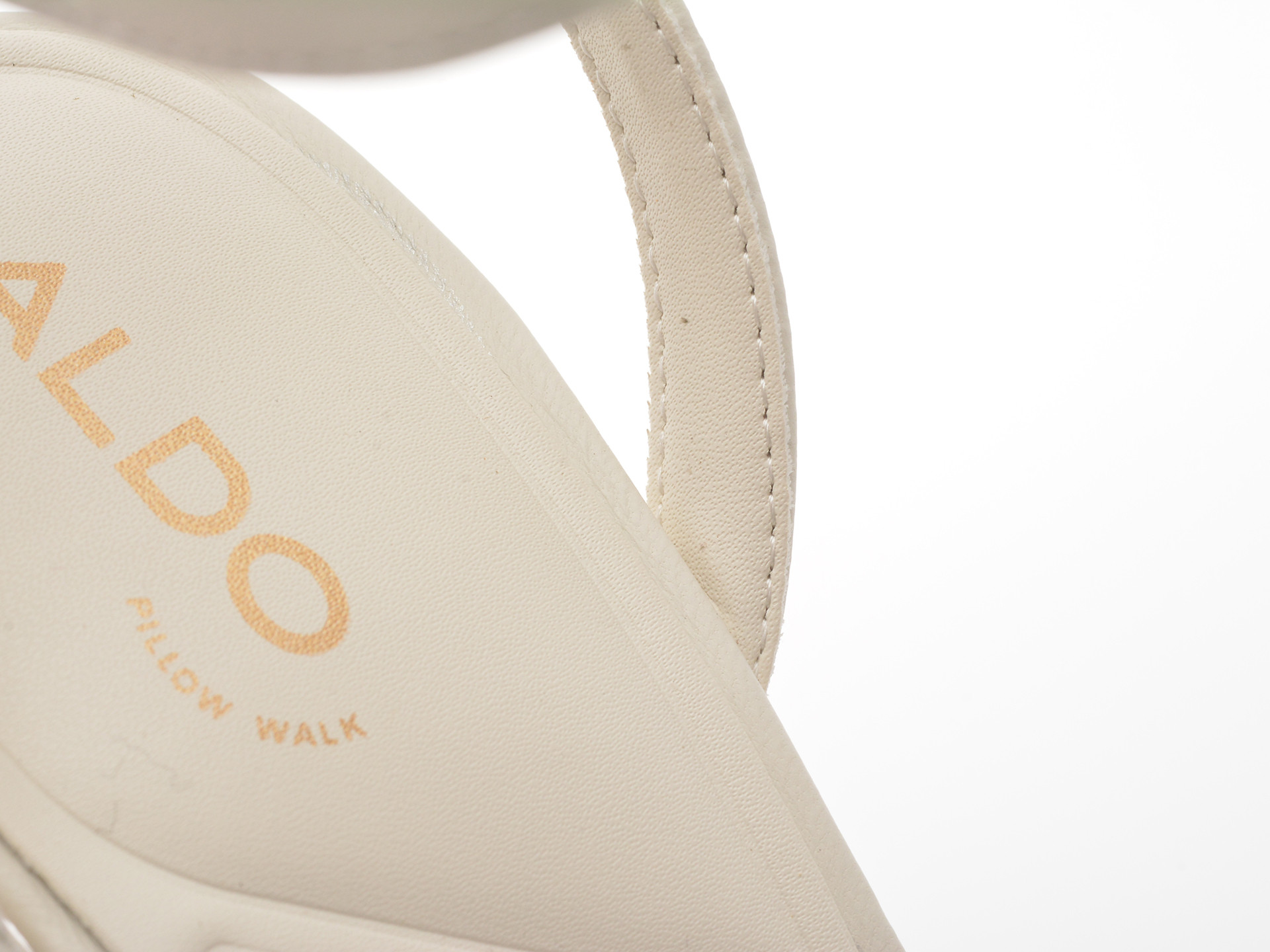 Sandale elegante ALDO albe, DAISYLILY 121, din piele naturala