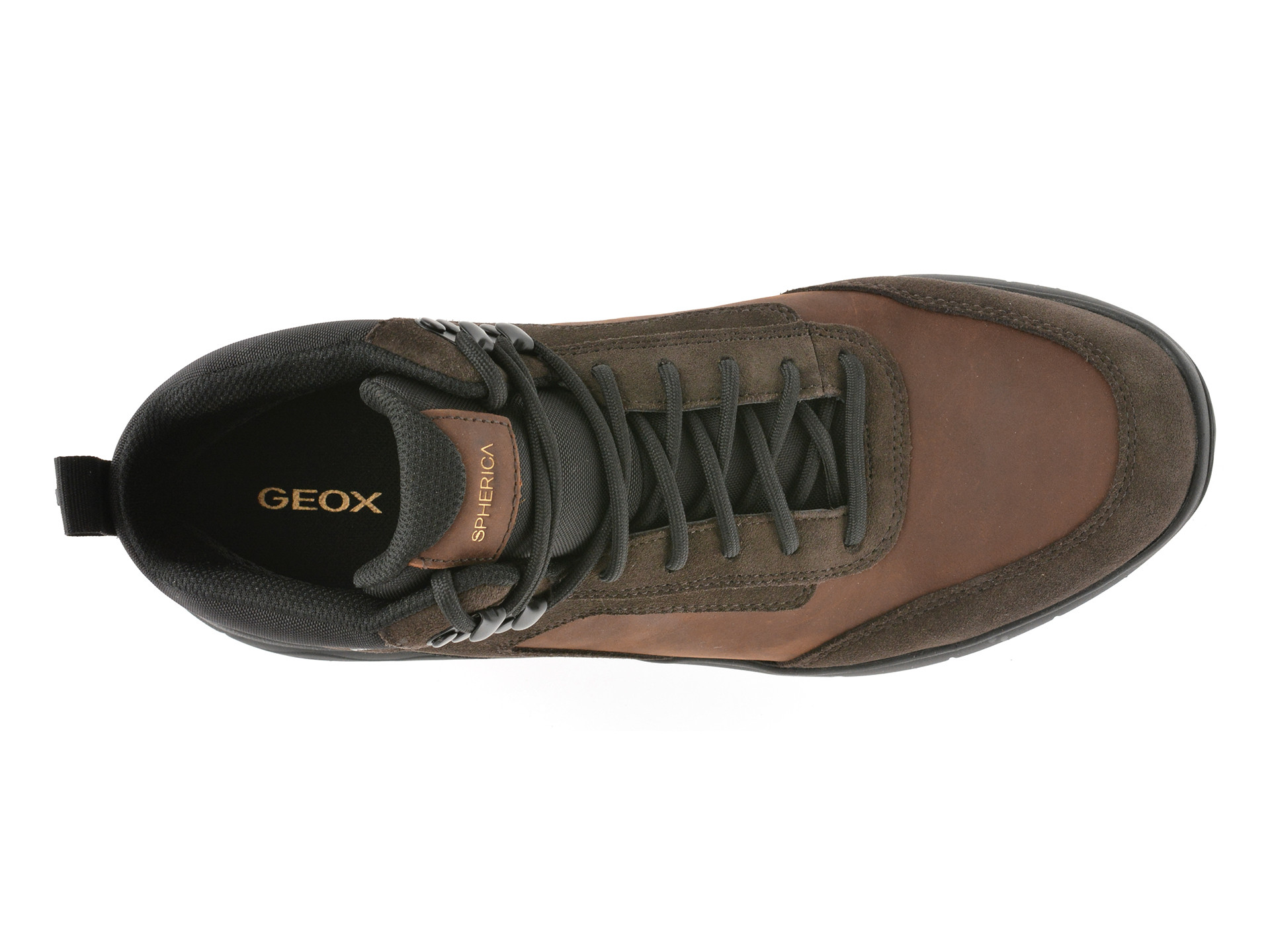 Ghete GEOX maro, U46FDB, din piele naturala